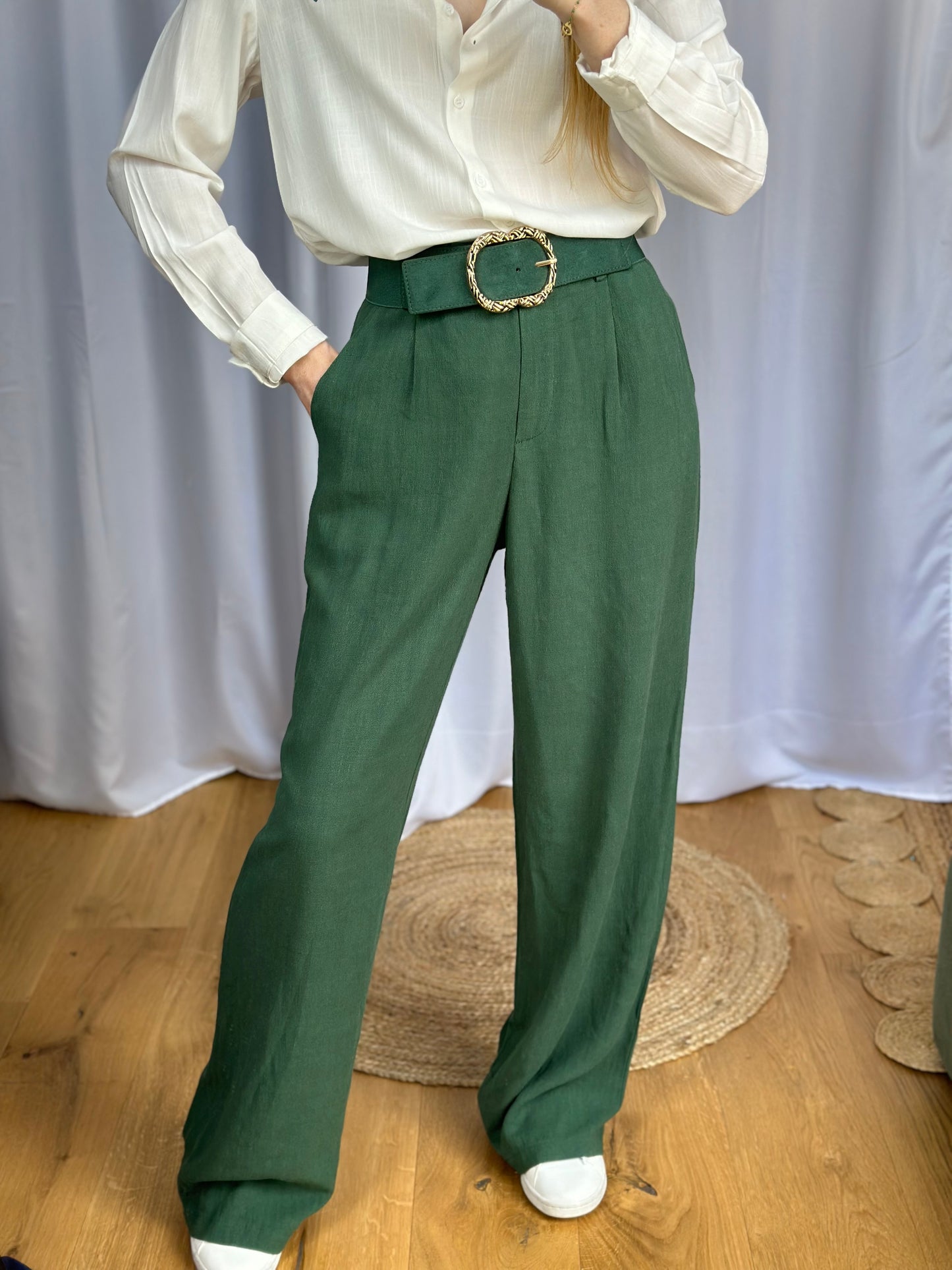 Pantalon LISE vert