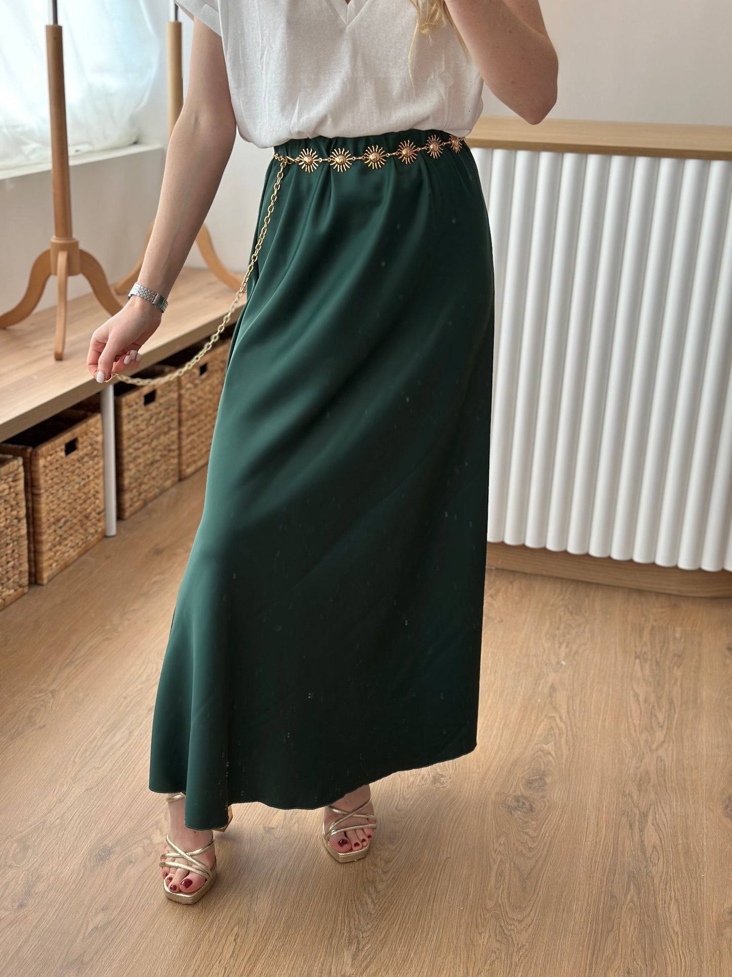 Jupe satin