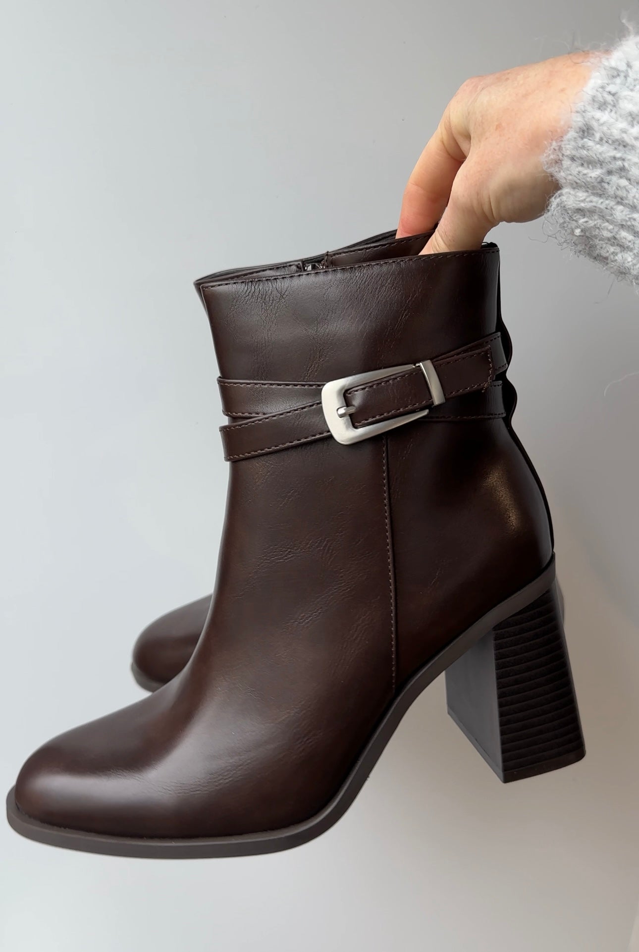 bottines marron