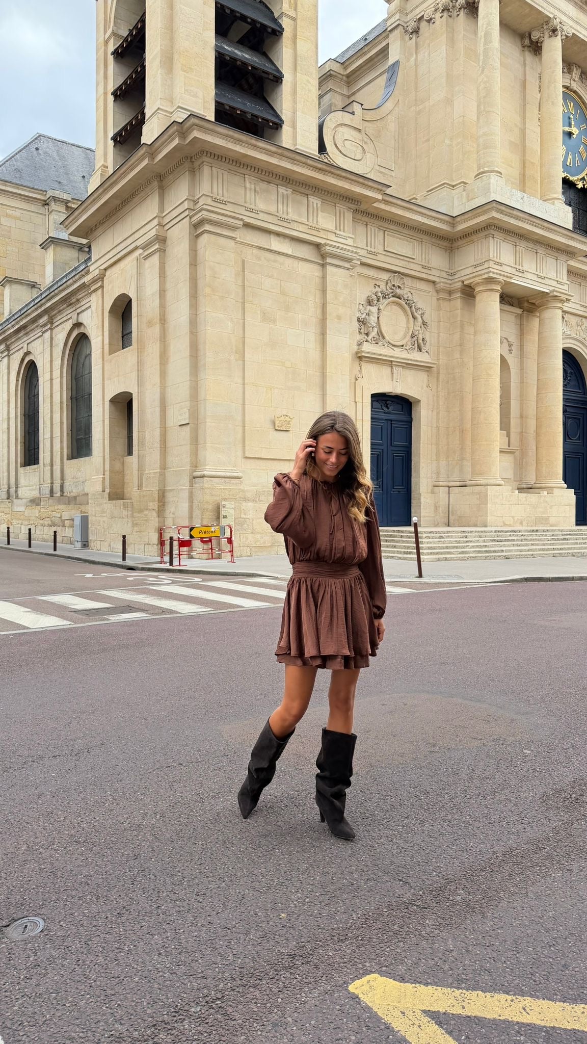Robe marron