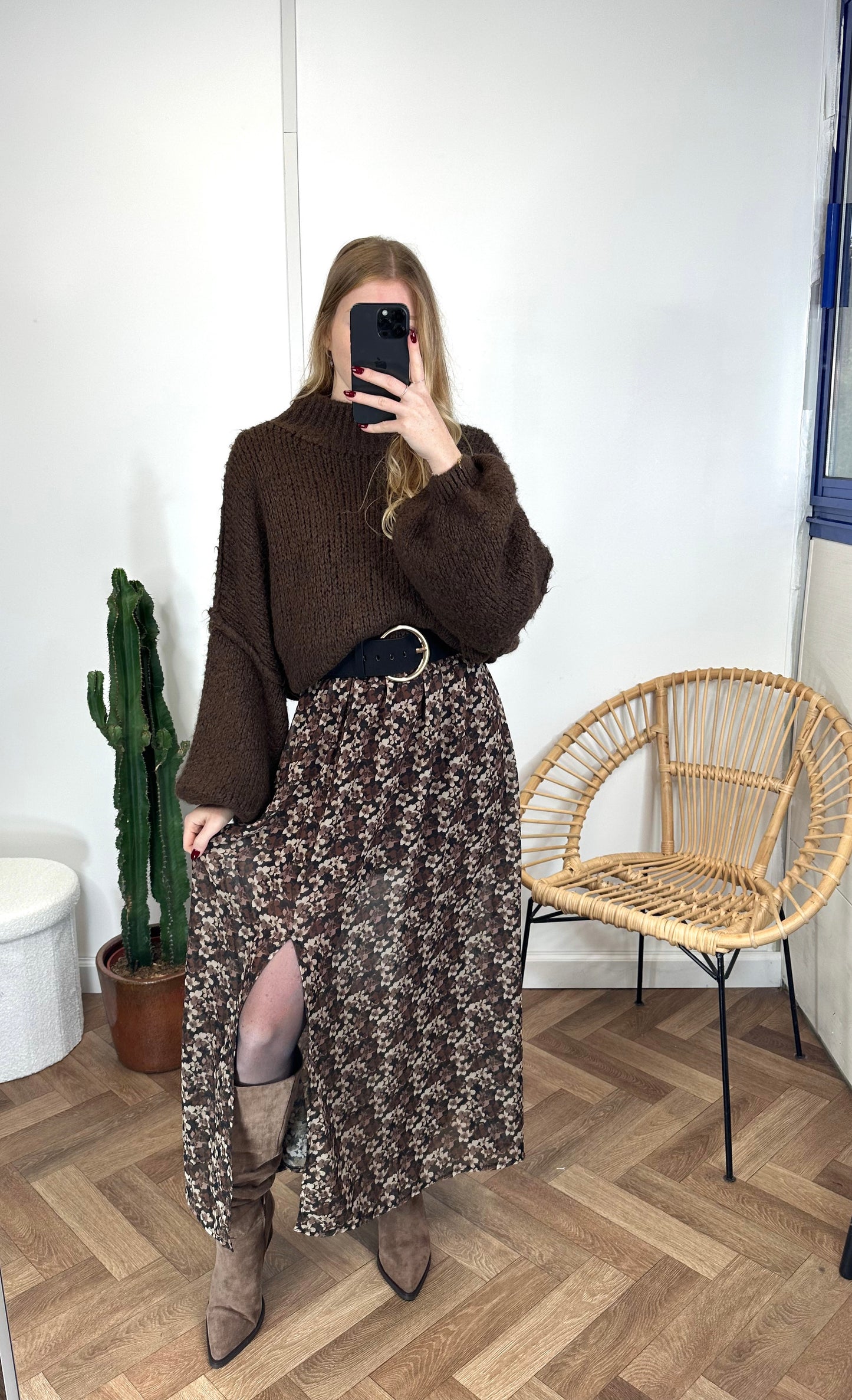 robe BLANDINE marron