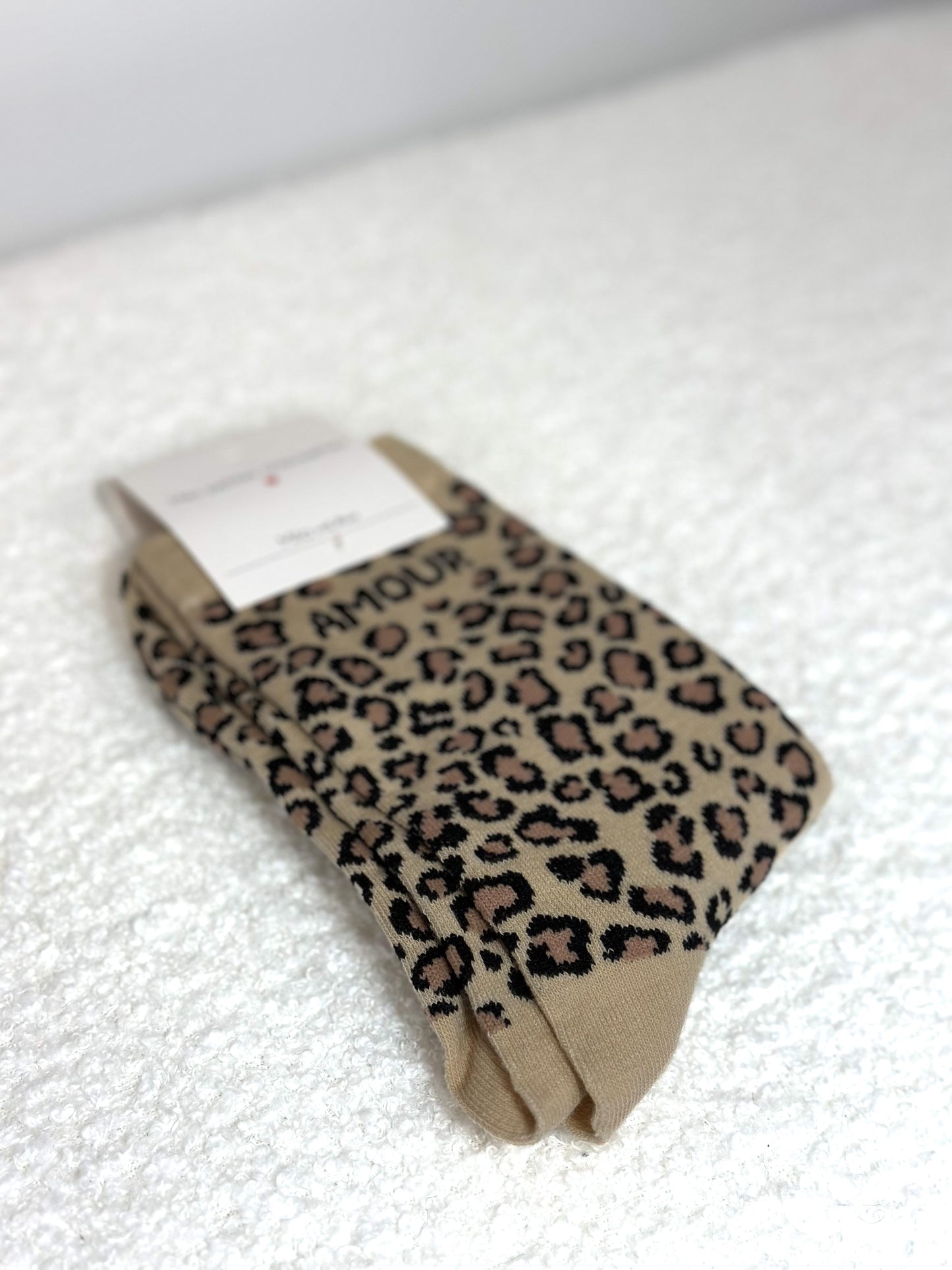 chaussettes léopard