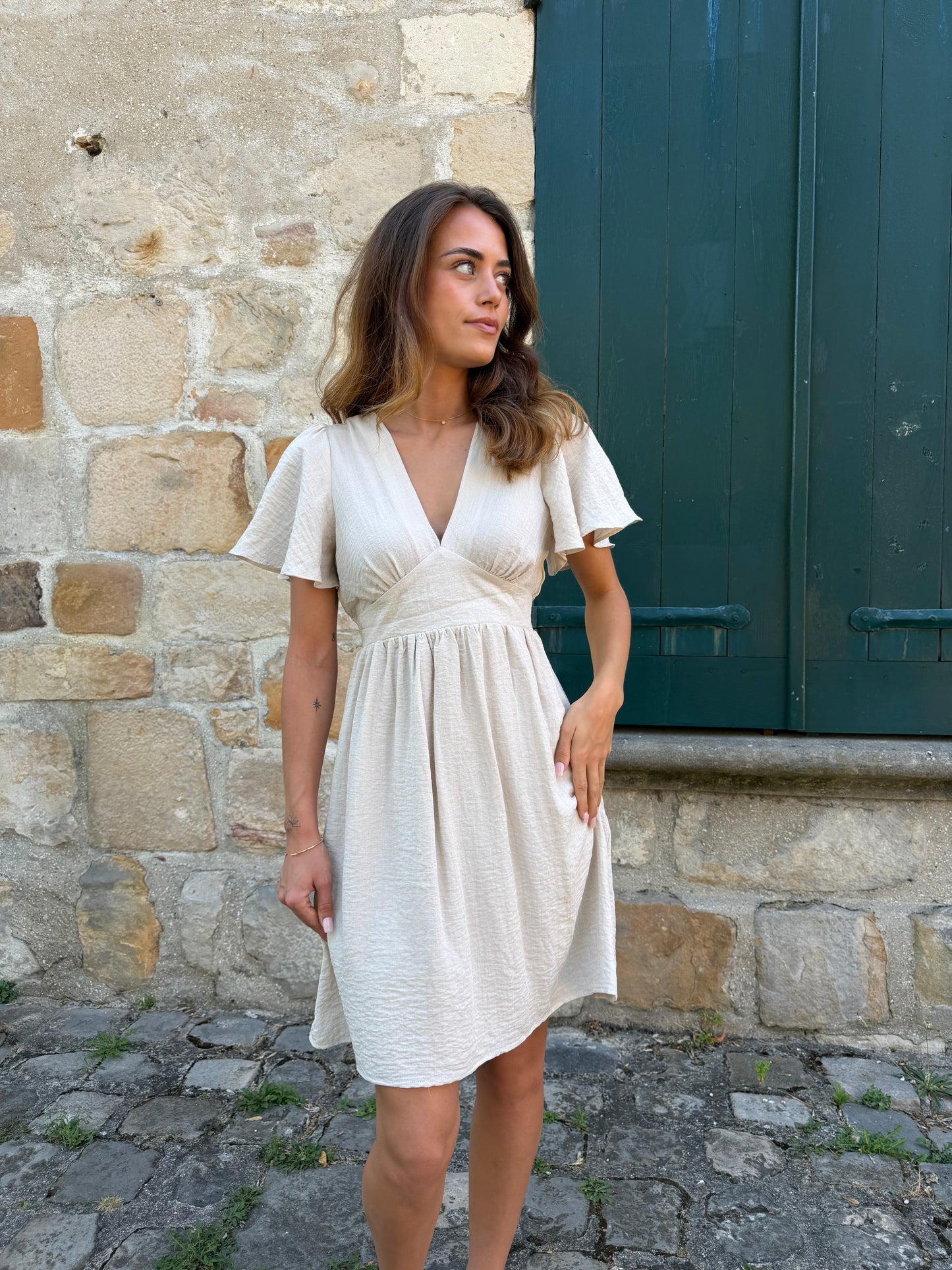 robe beige
