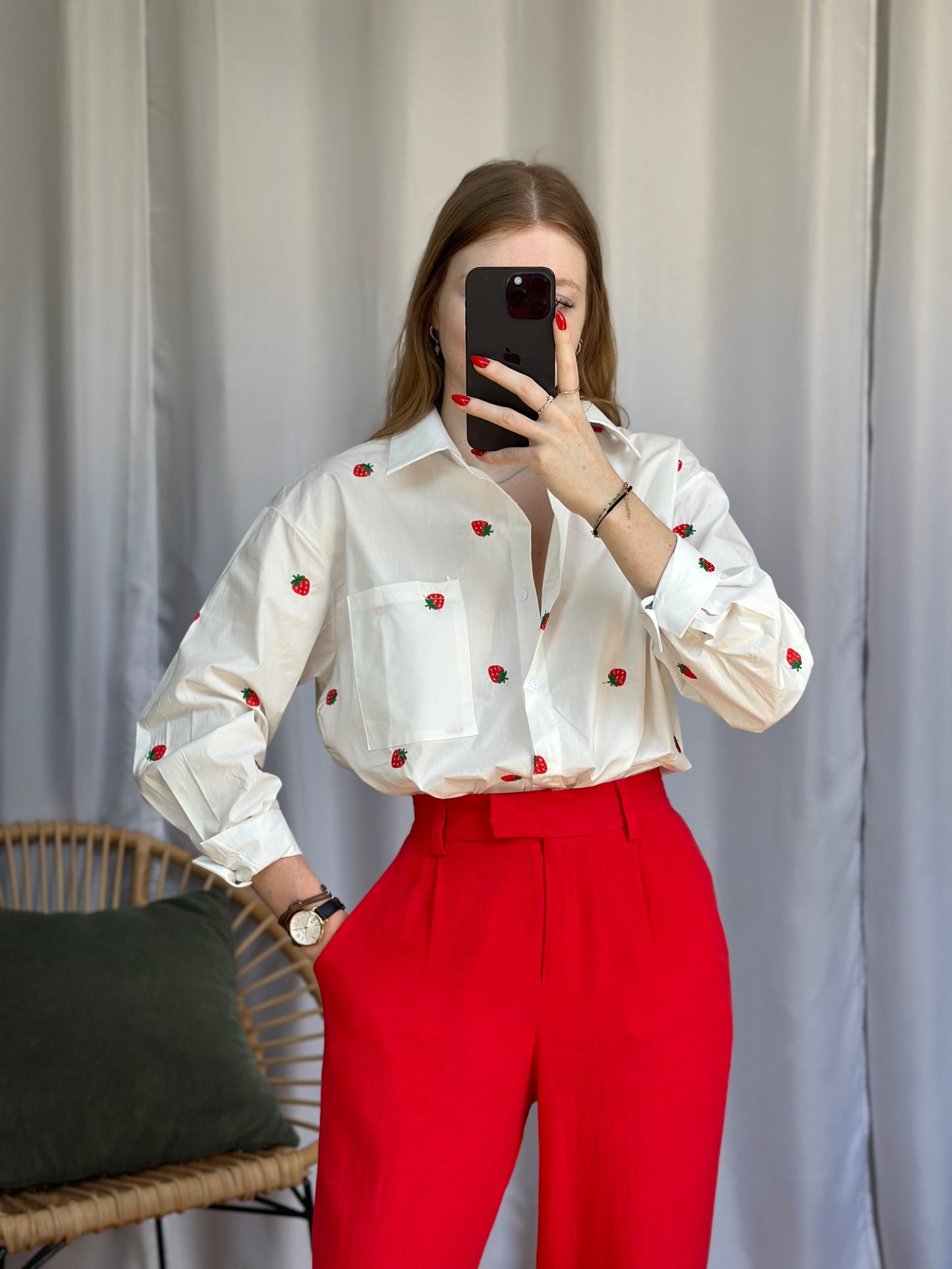 chemise FRAISE