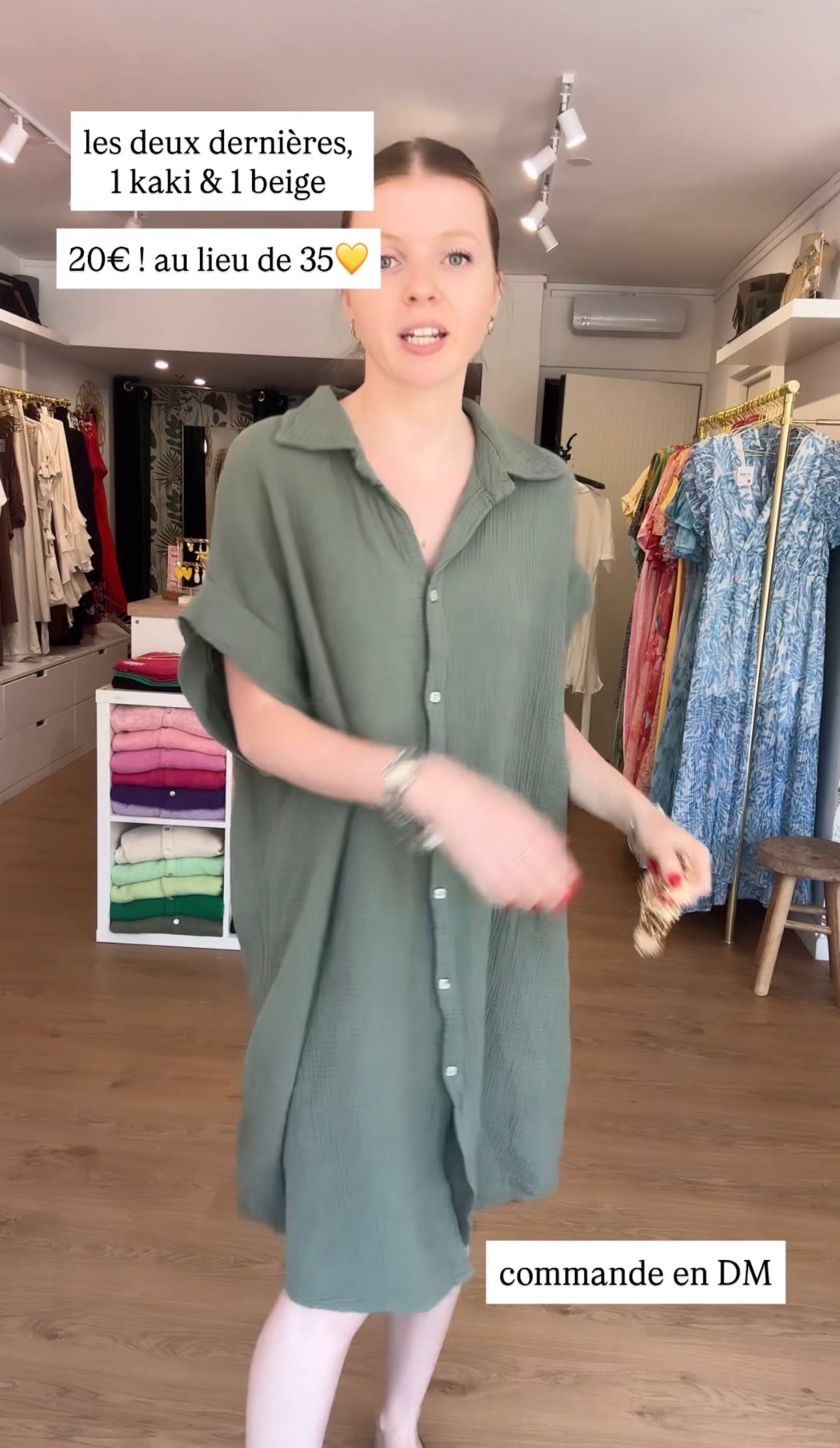 robe kaki