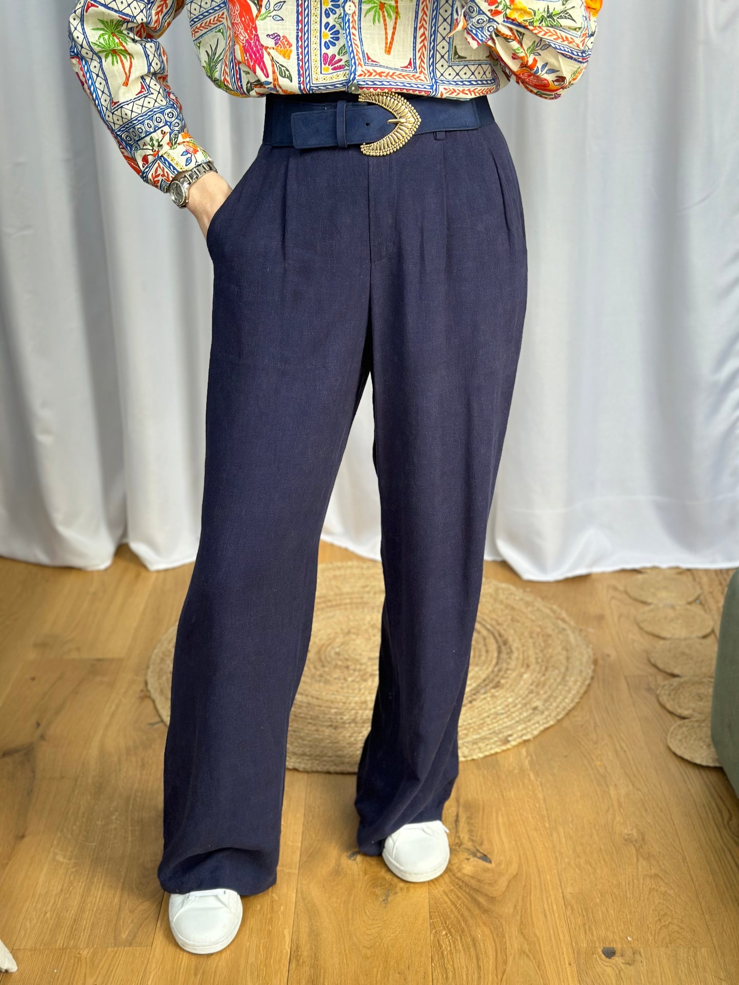 Pantalon LISE bleu