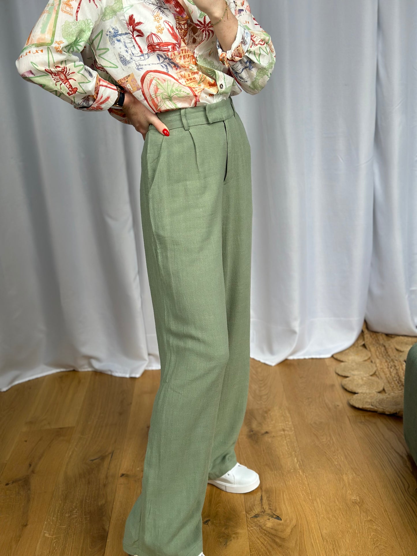 pantalon LISE vert