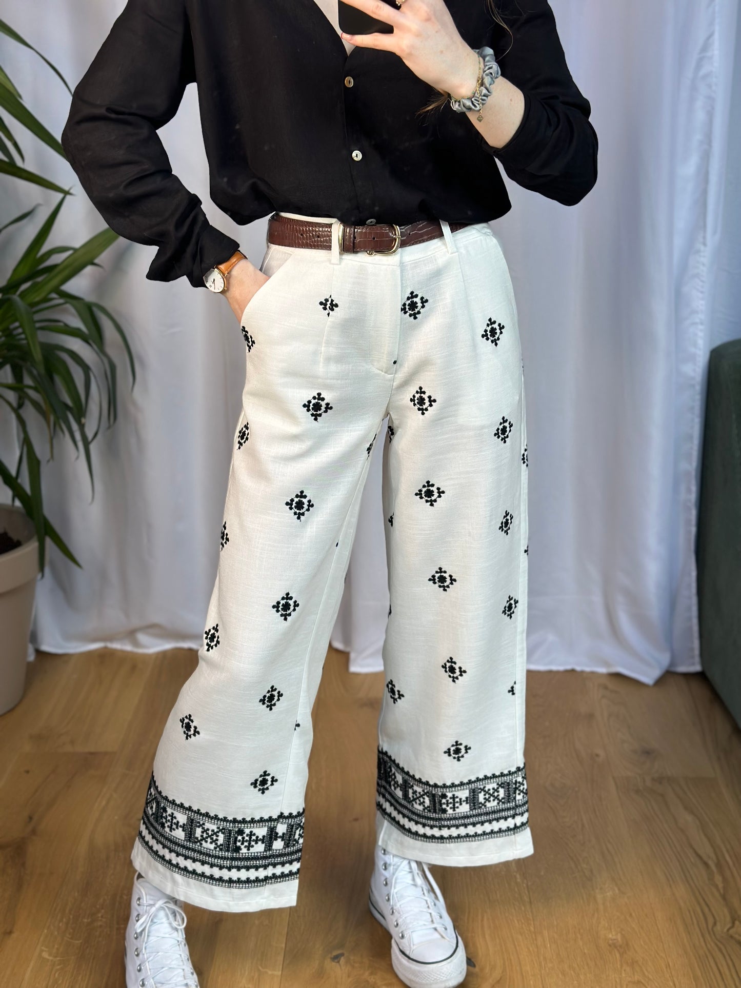 pantalon ESIA blanc