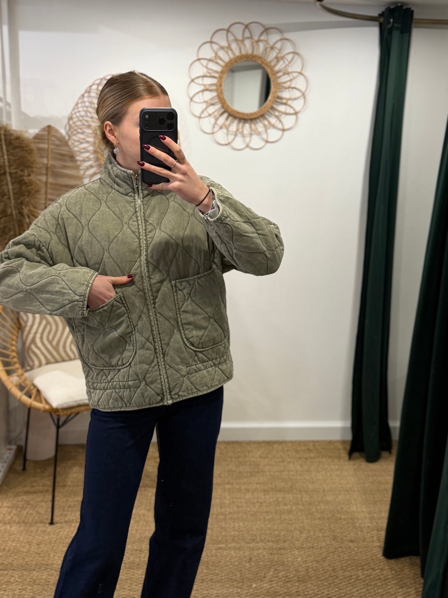 veste matelassé