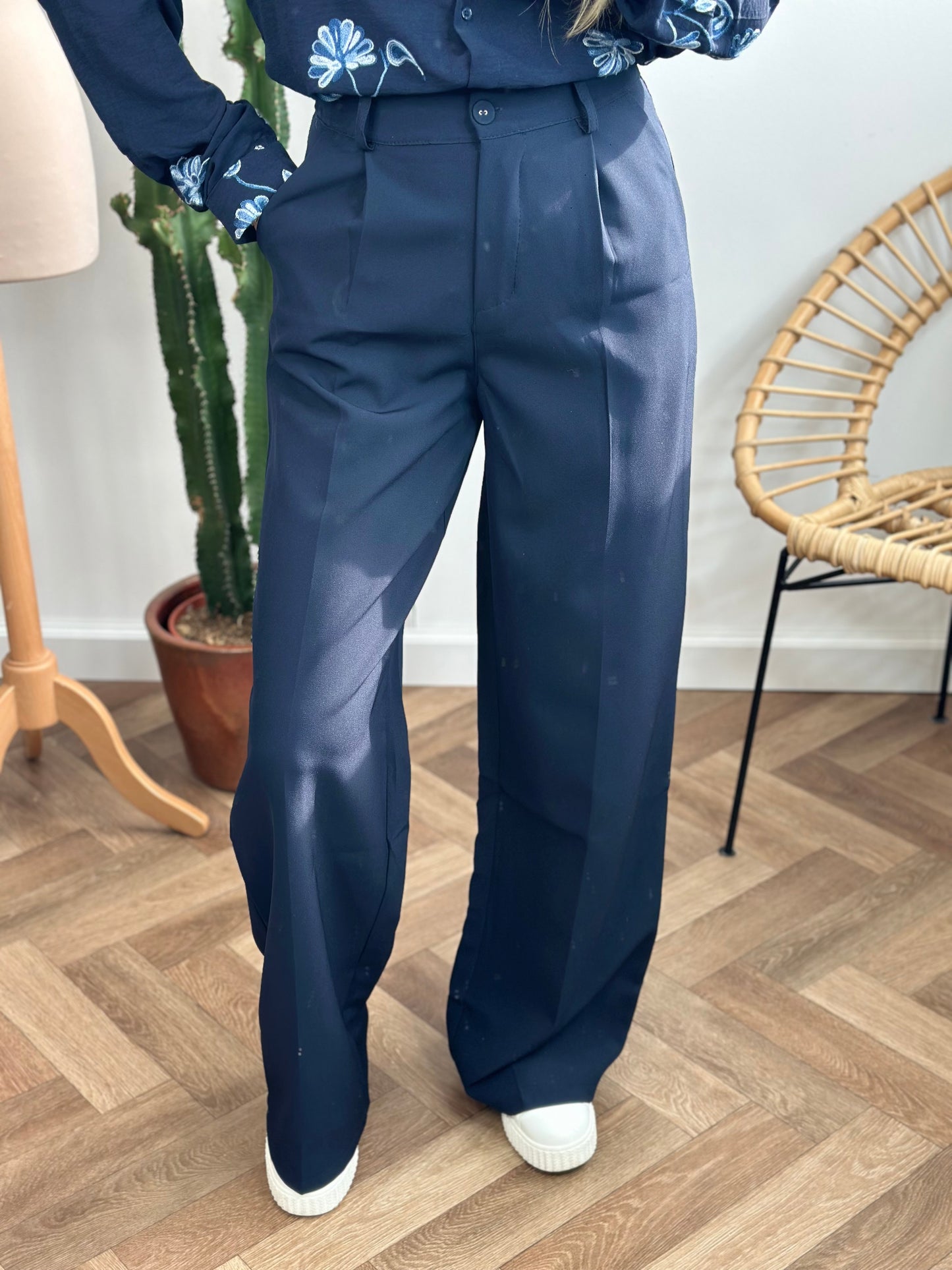 pantalon TAILLEUR marine