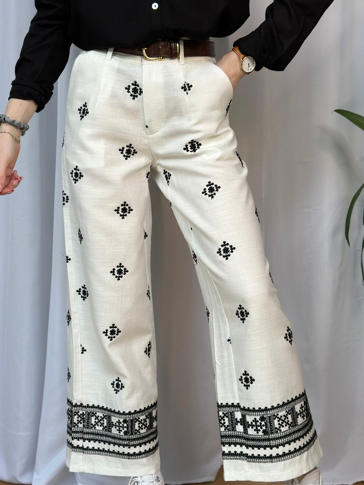 pantalon ESIA blanc