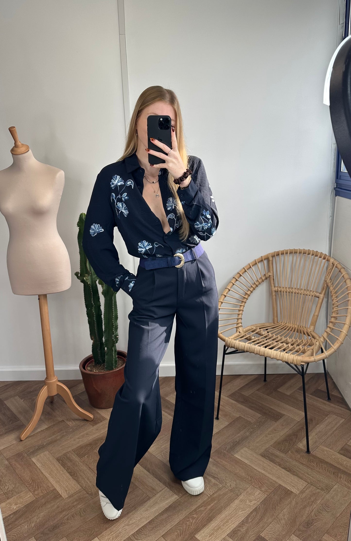 pantalon TAILLEUR marine