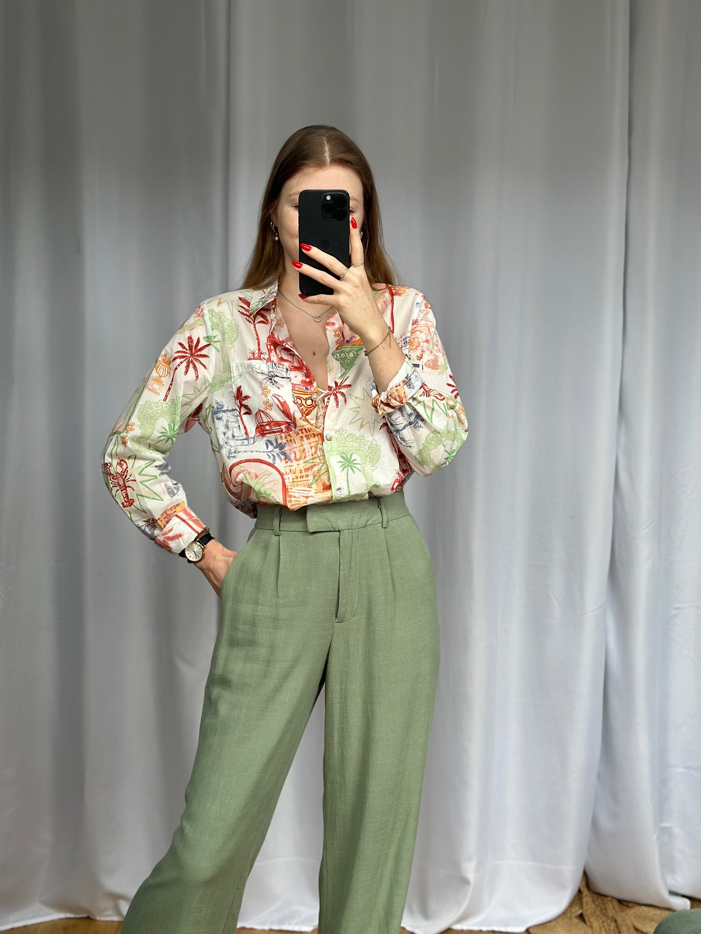 pantalon LISE vert