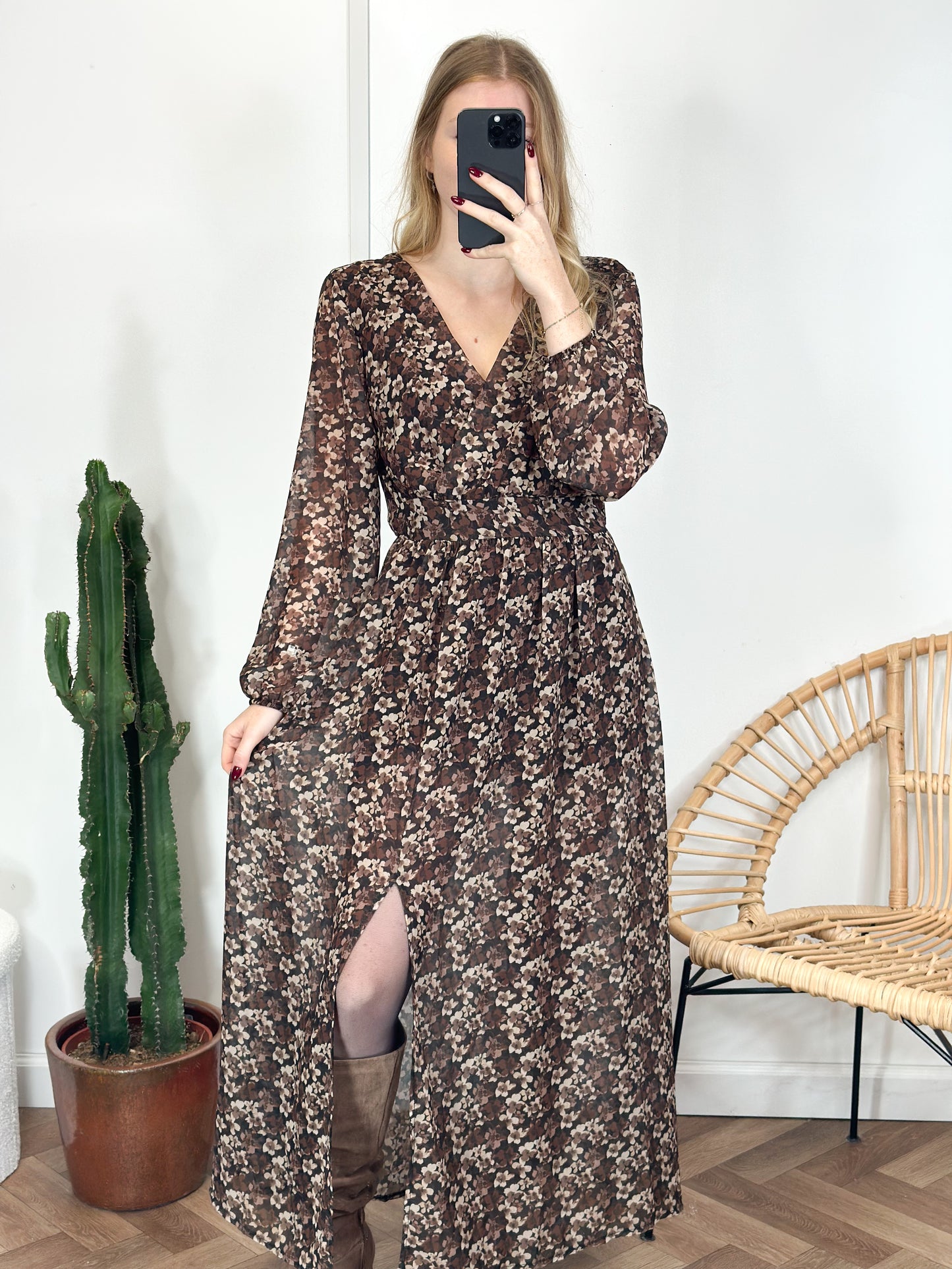 robe BLANDINE marron