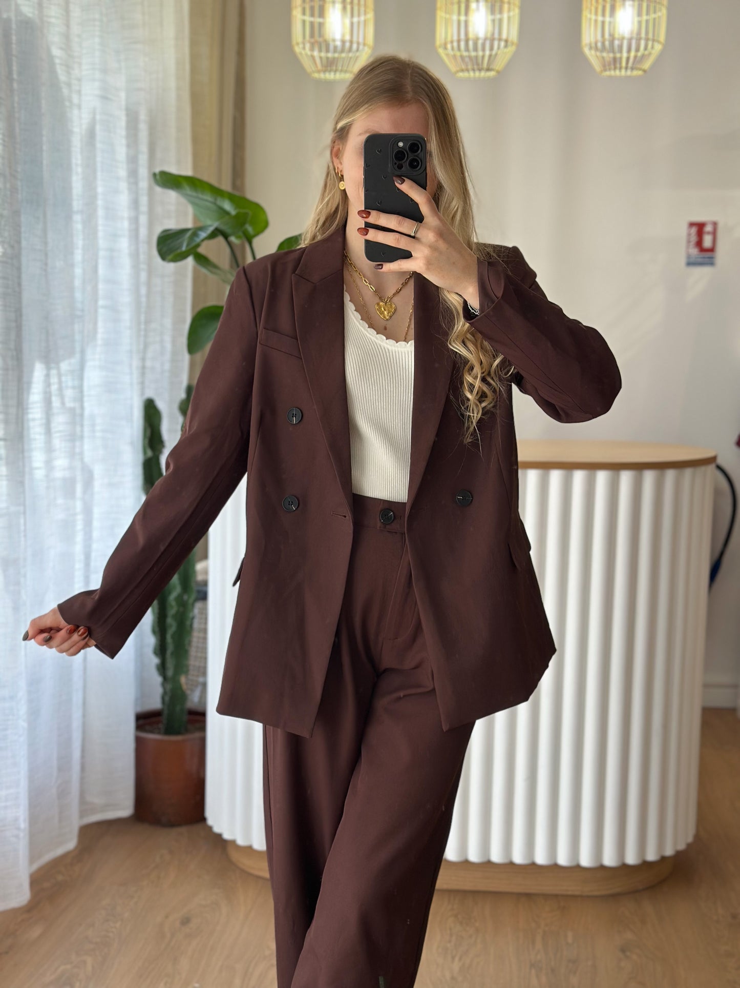 blazer marron