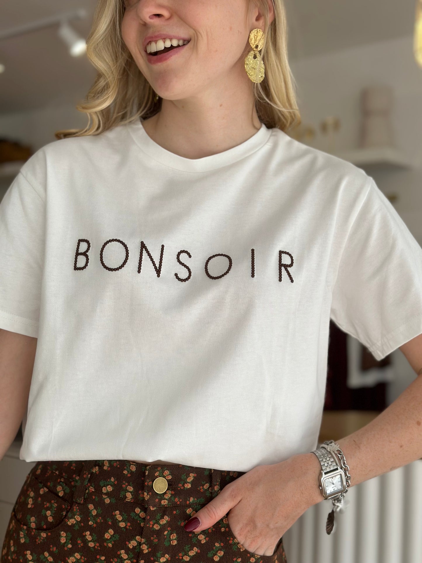 t-shirt BONSOIR