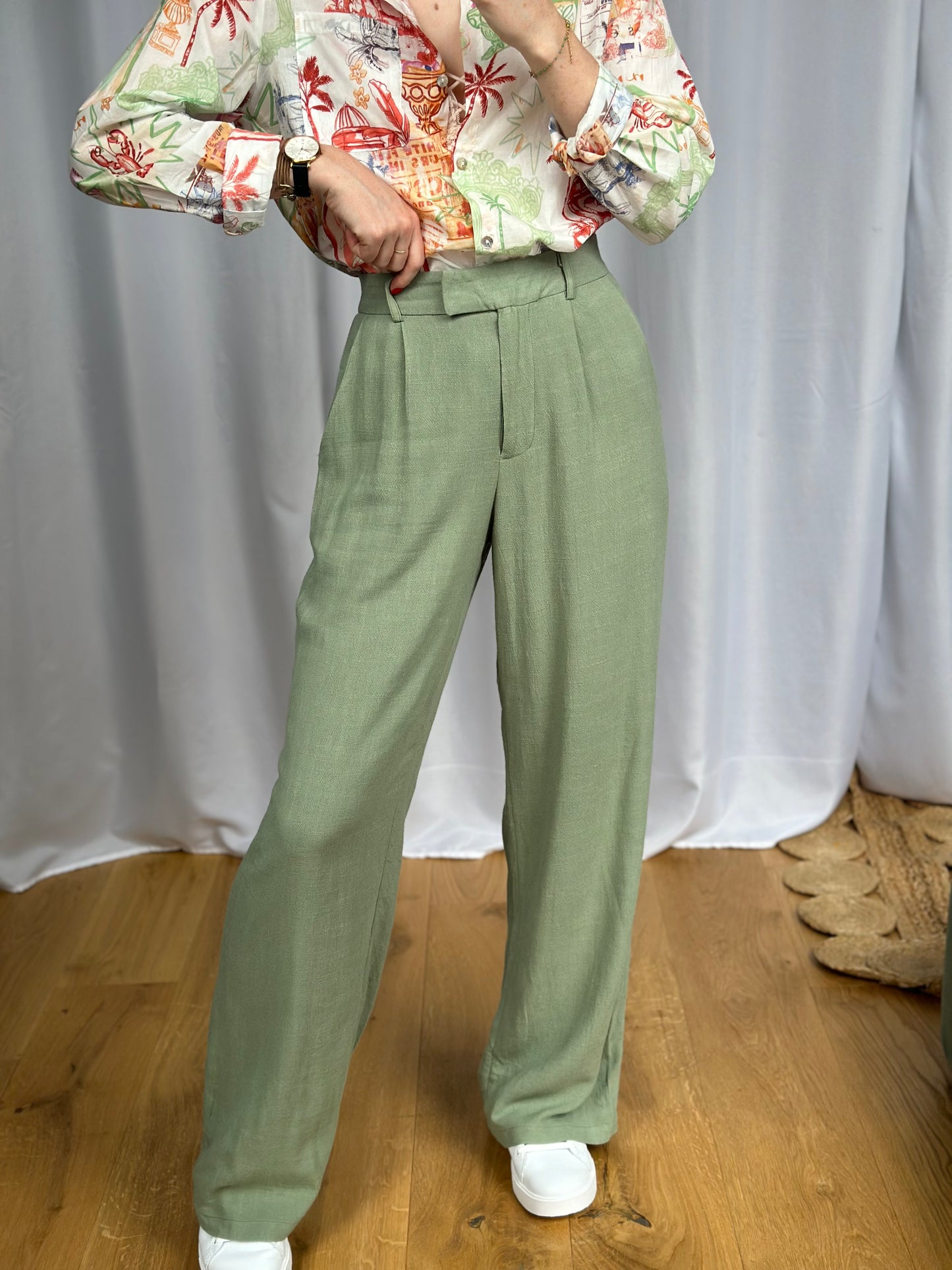 pantalon LISE vert