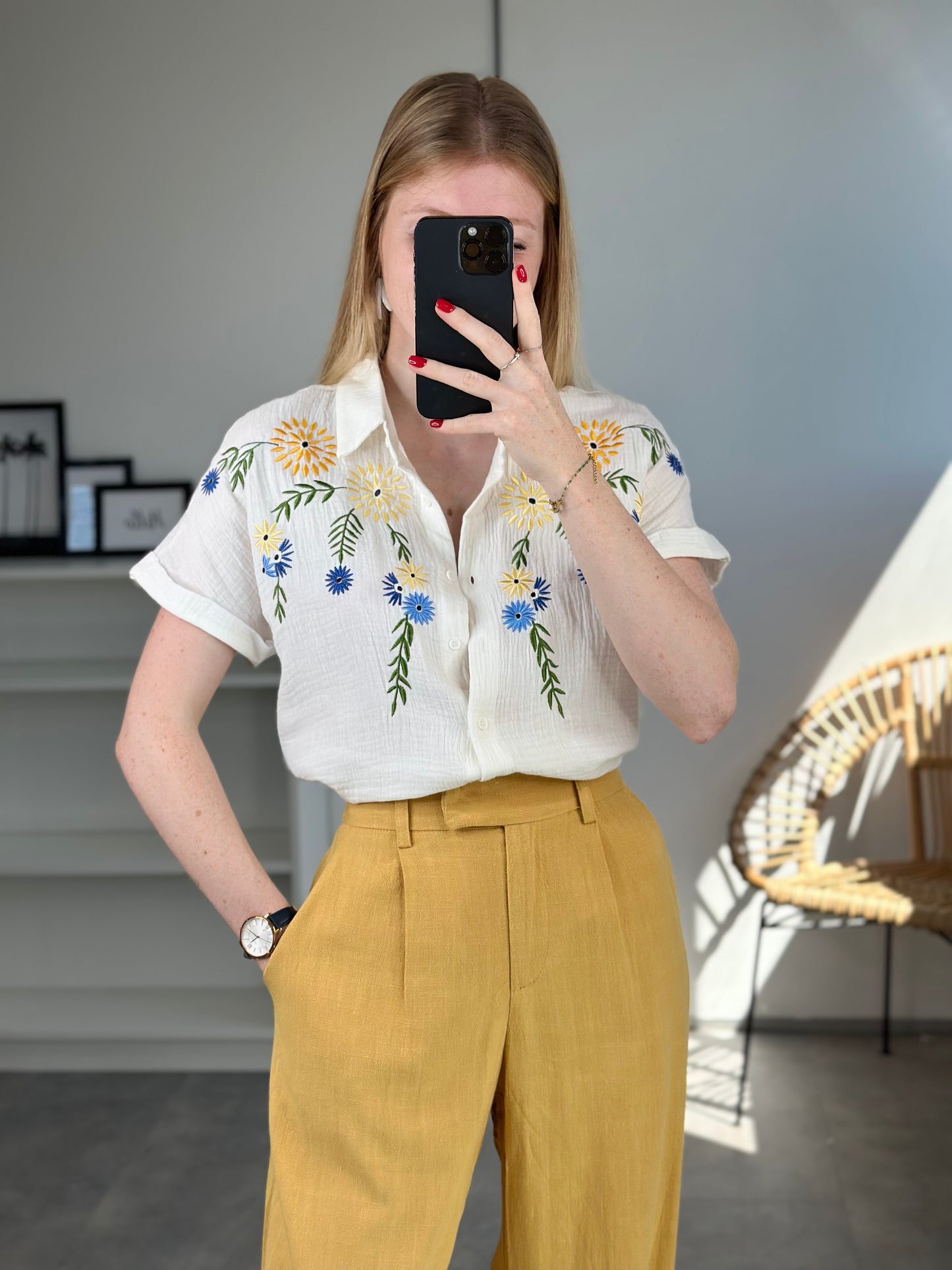 pantalon LISE moutarde