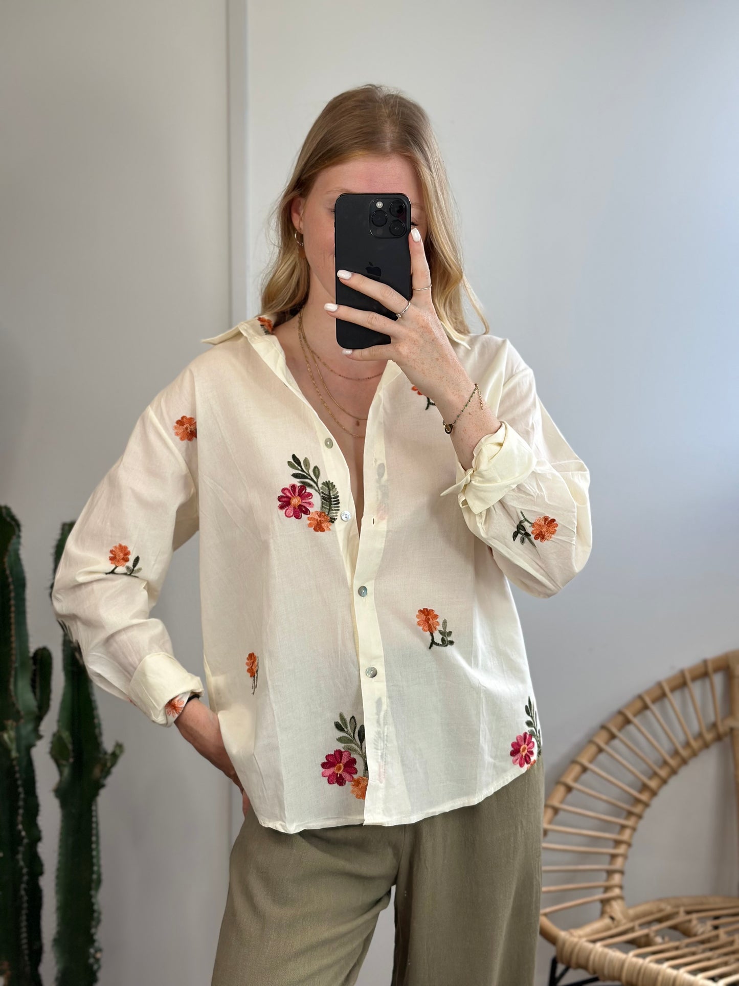 chemise FLEURS