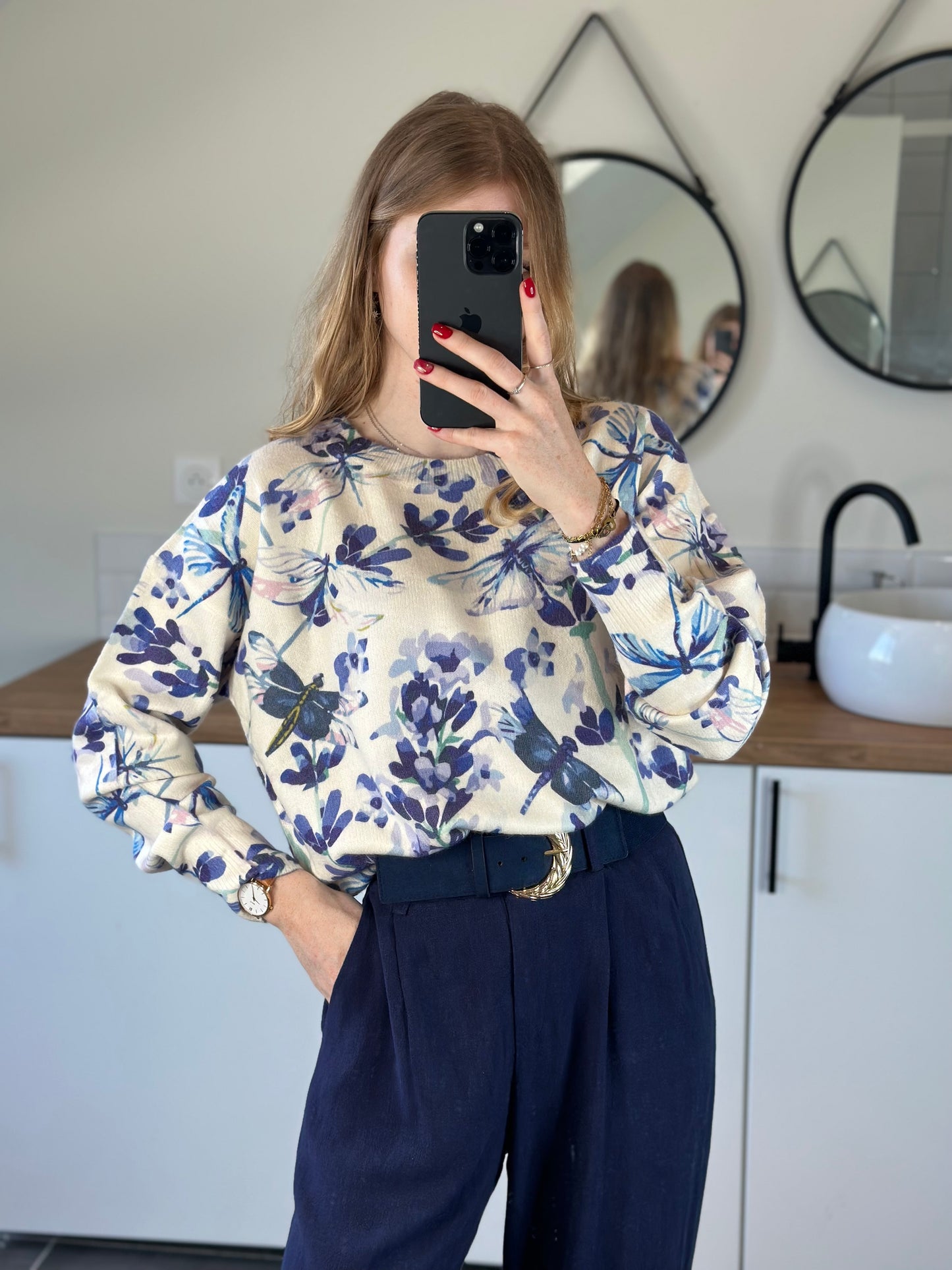 Pantalon LISE bleu