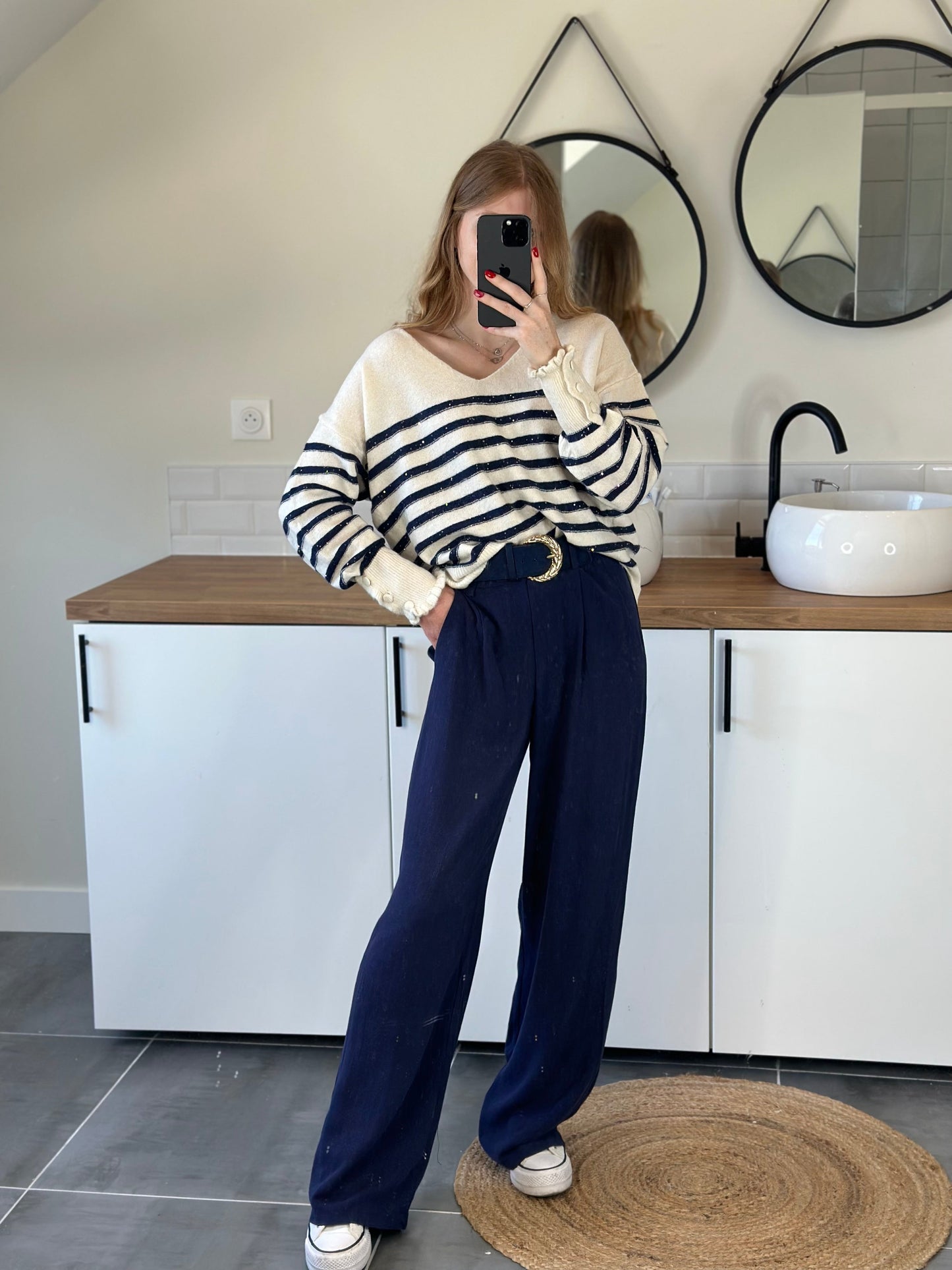 Pantalon LISE bleu