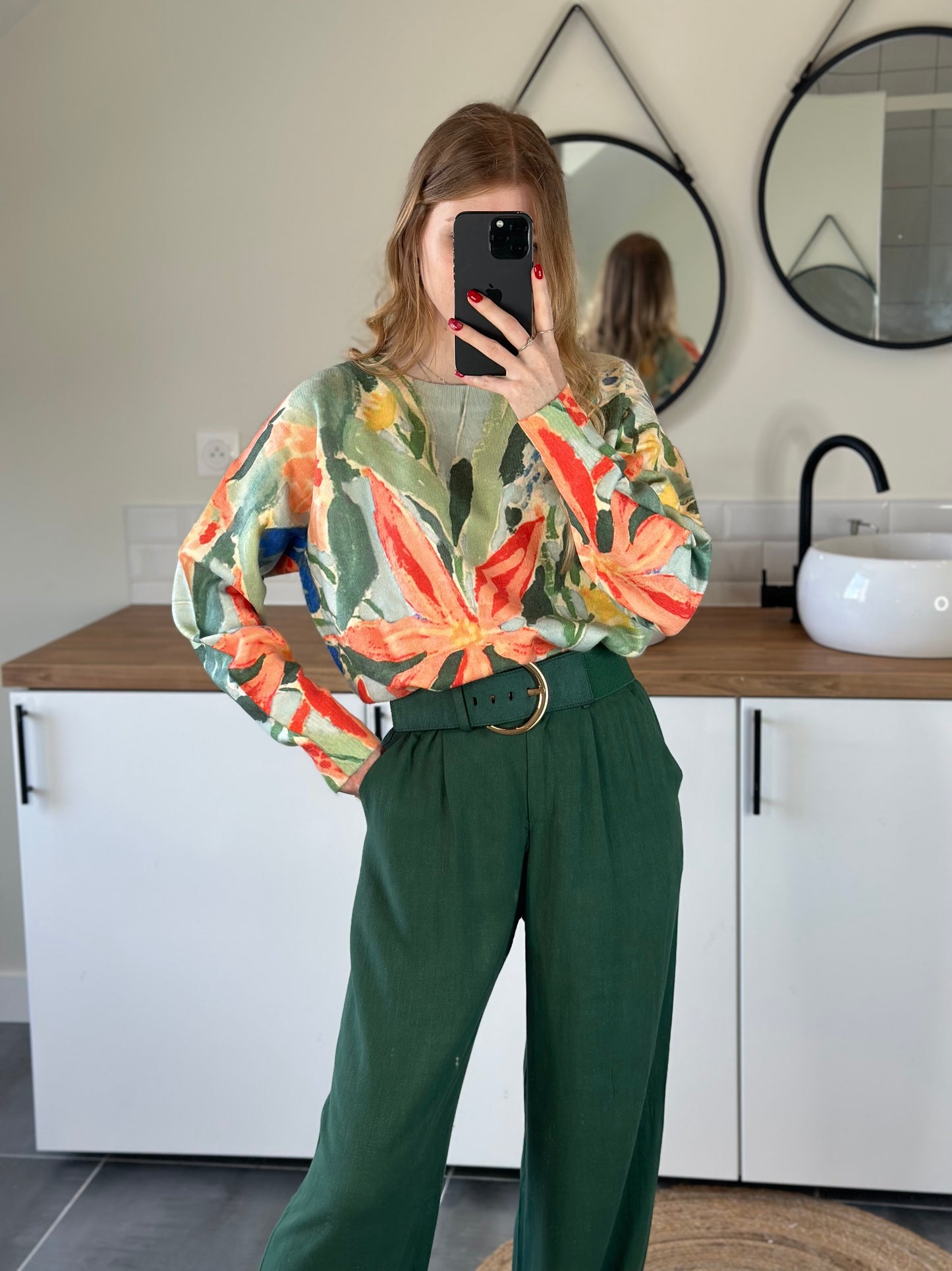 Pantalon LISE vert