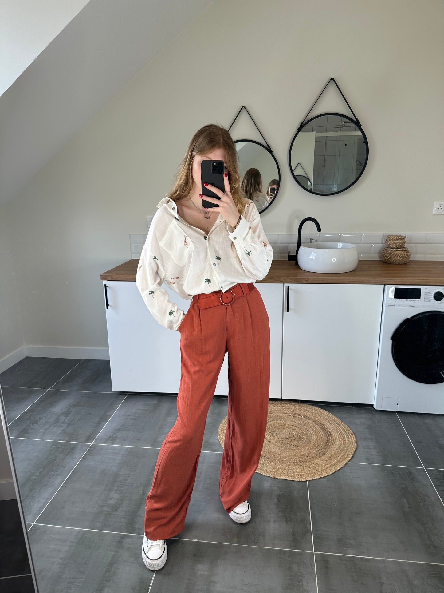 Pantalon LISE terra cotta