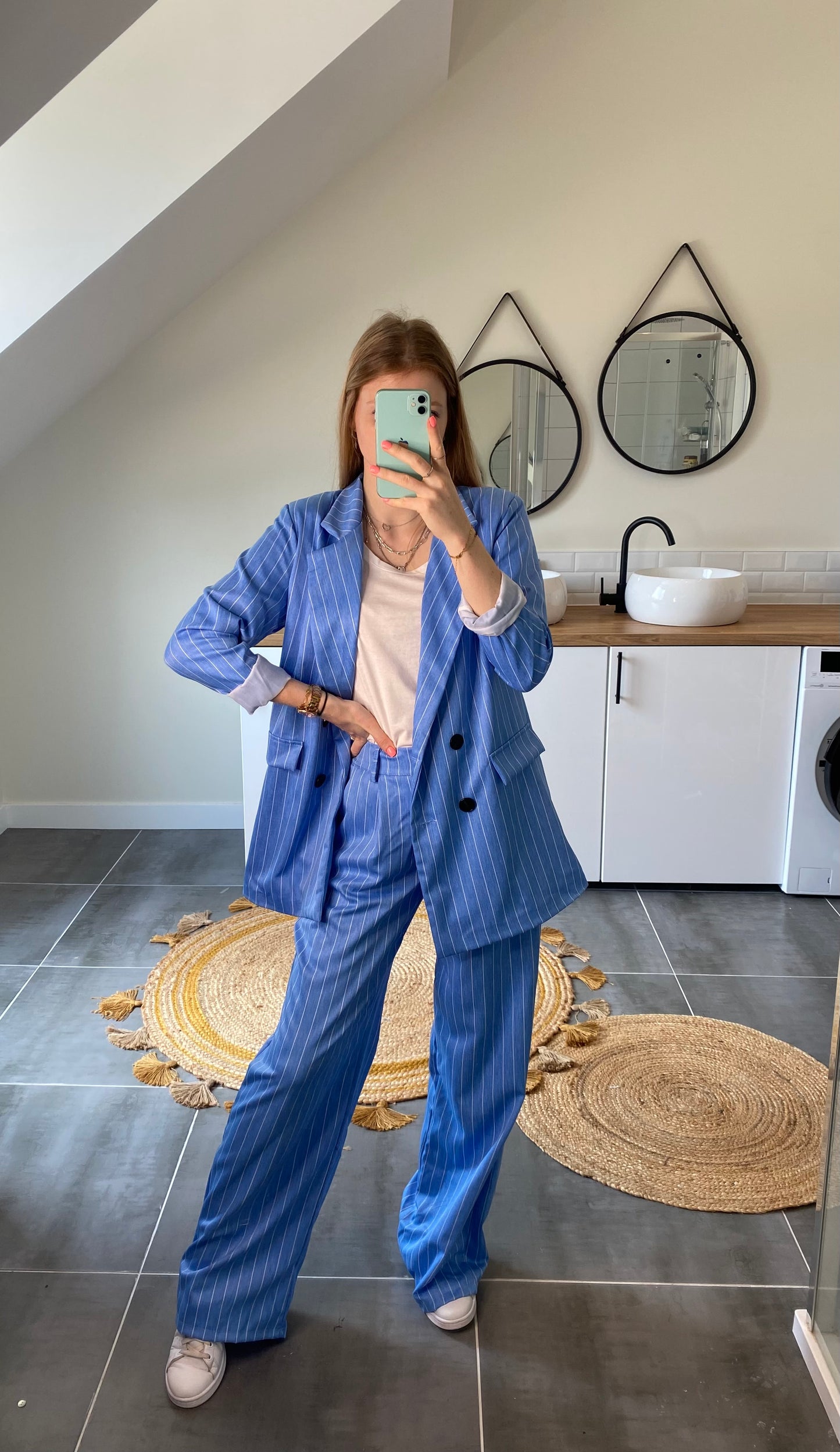 Ensemble BLAZER bleu