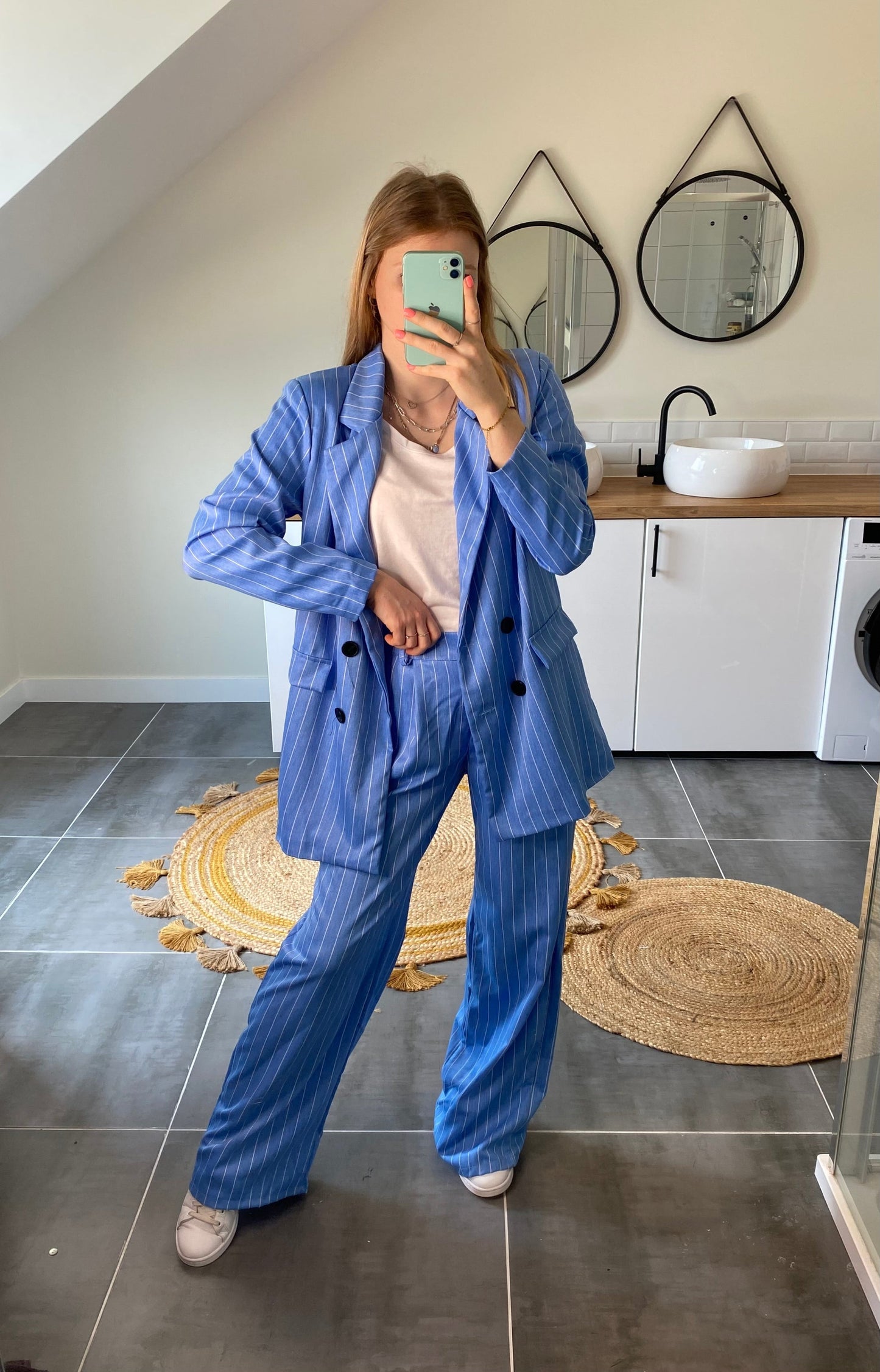 Ensemble BLAZER bleu