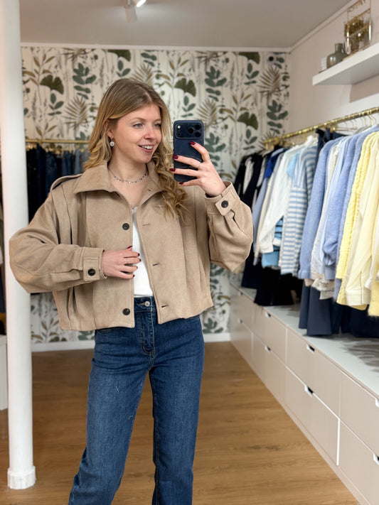 veste  taupe