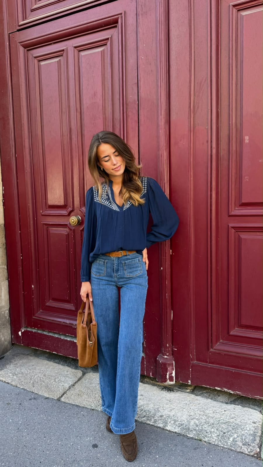 Blouse marine