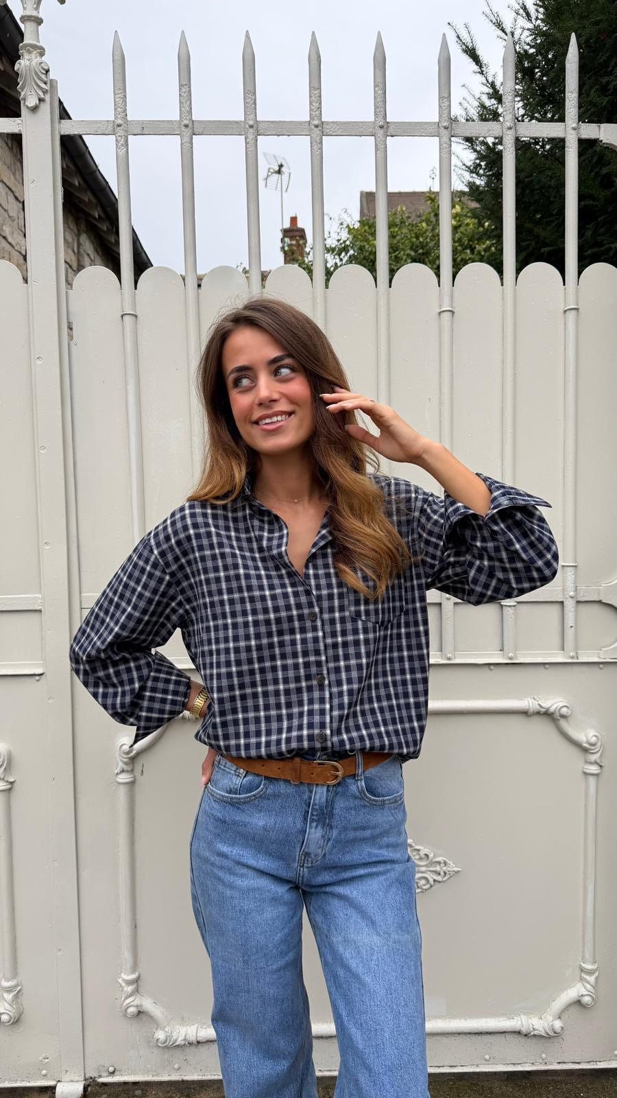 Chemise carreaux