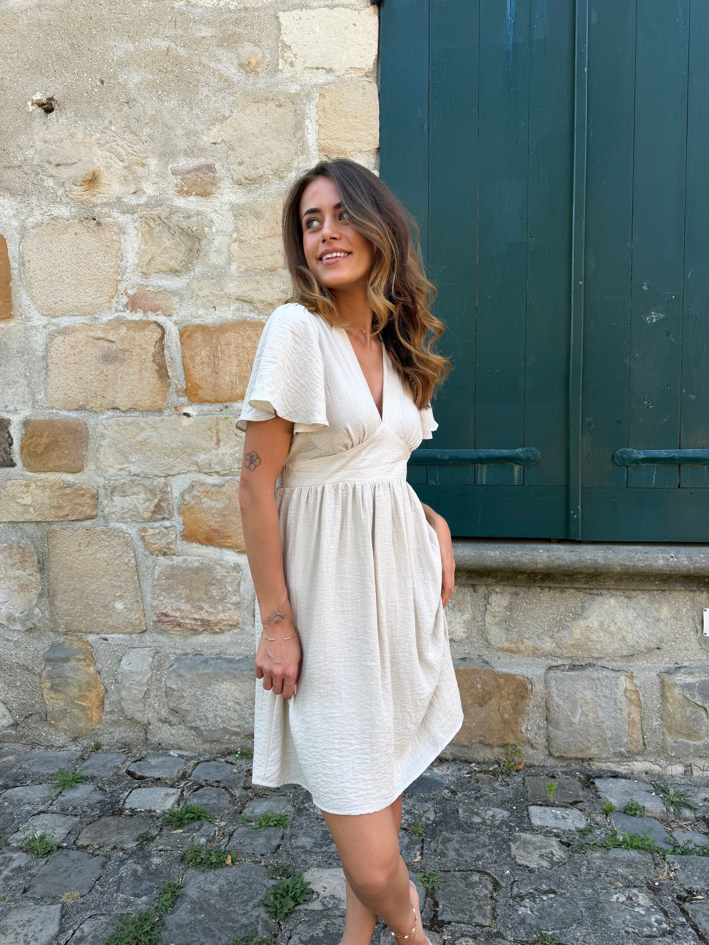 robe beige