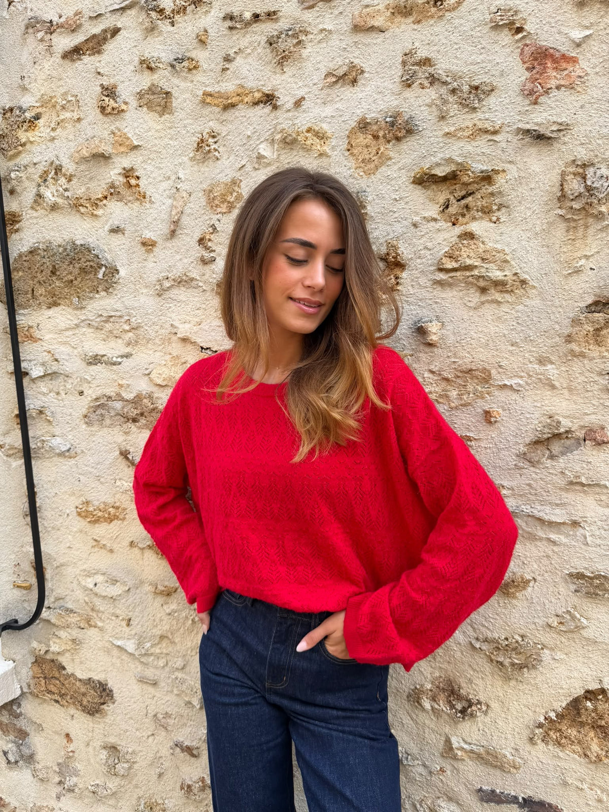 Pull rouge