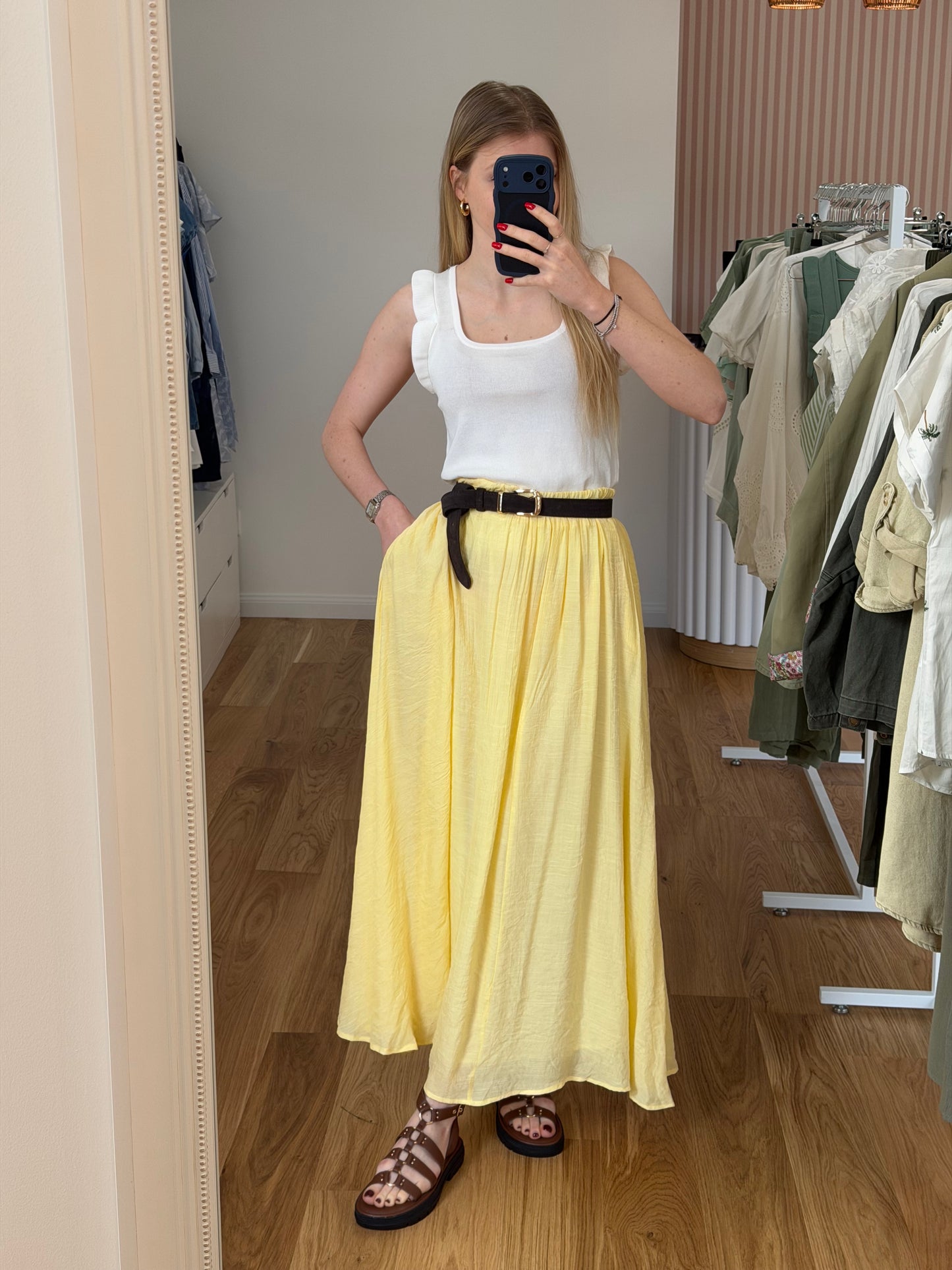 jupe jaune