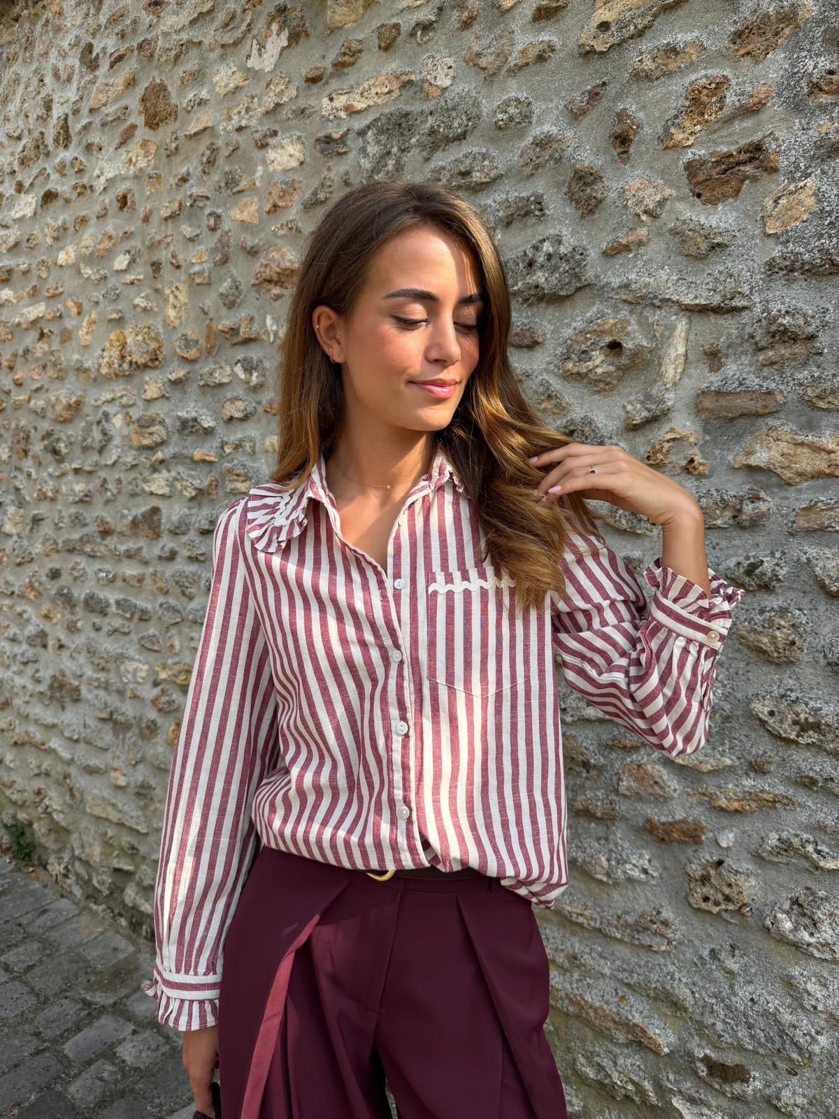 Chemise rayée