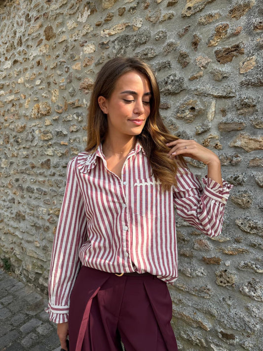 Chemise rayée