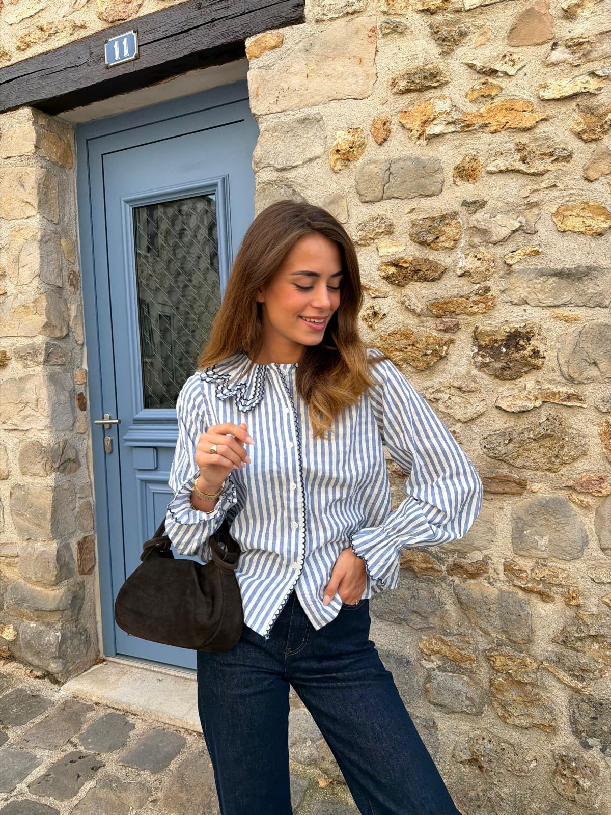 Chemise rayée