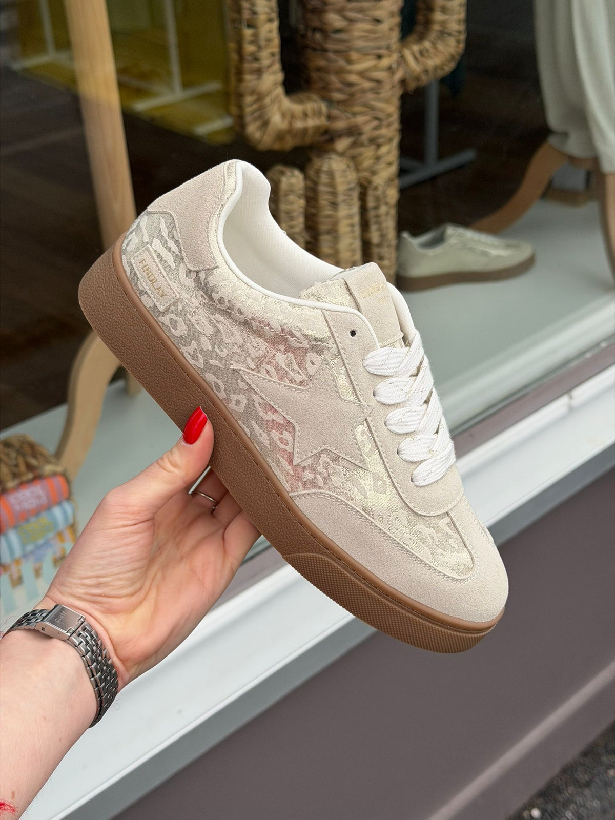 Baskets beige