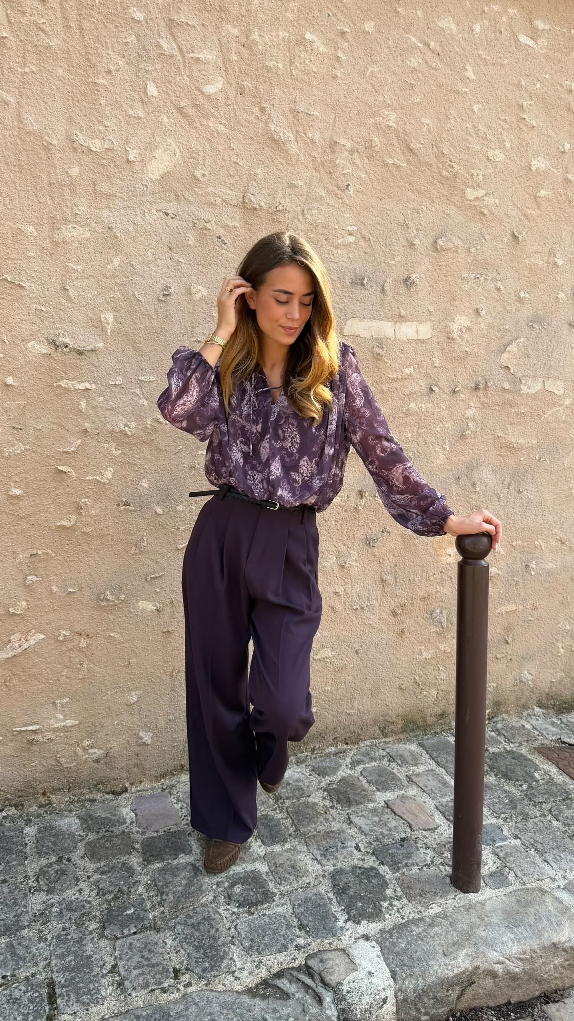 Pantalon violet