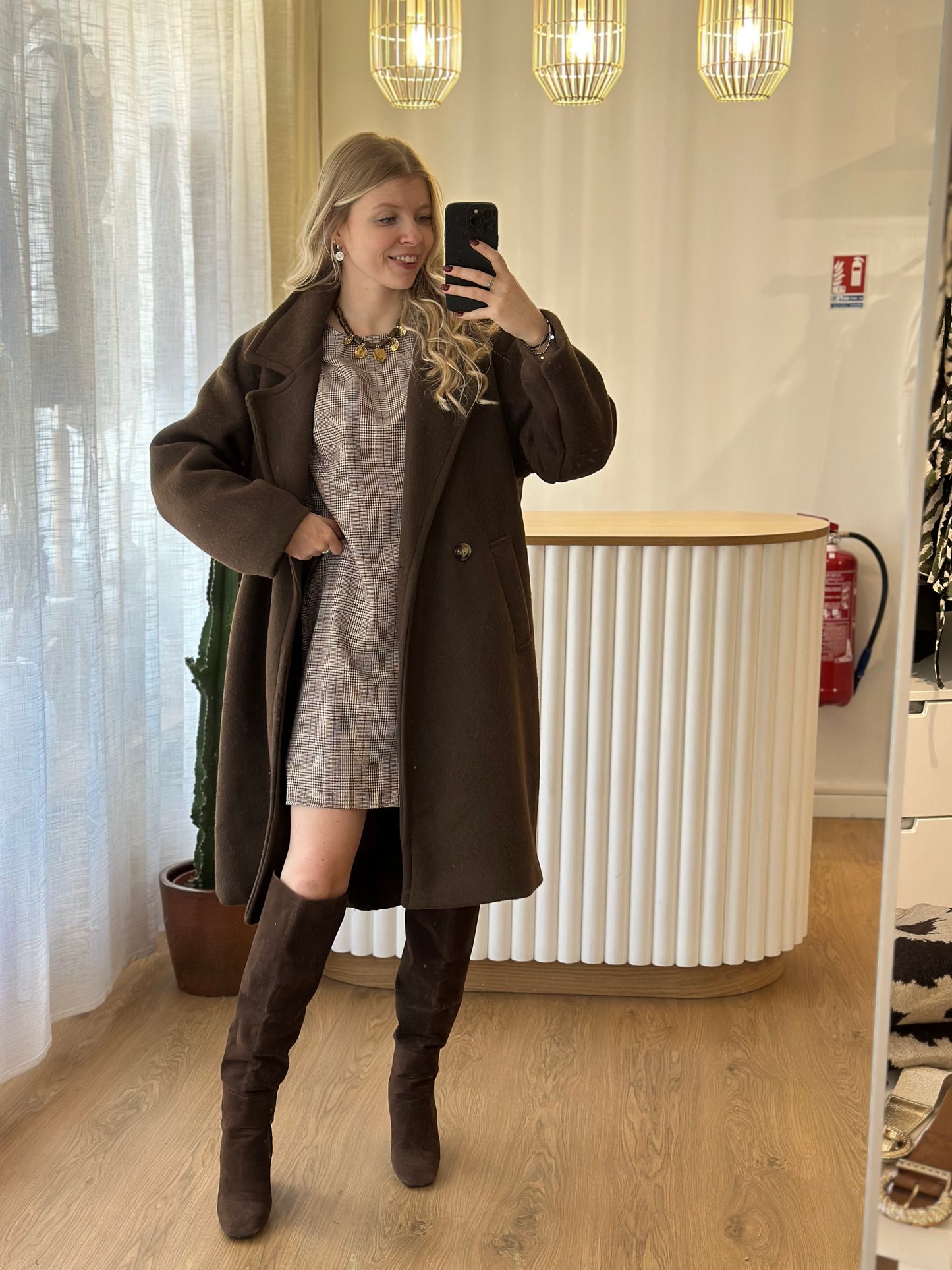 manteau marron