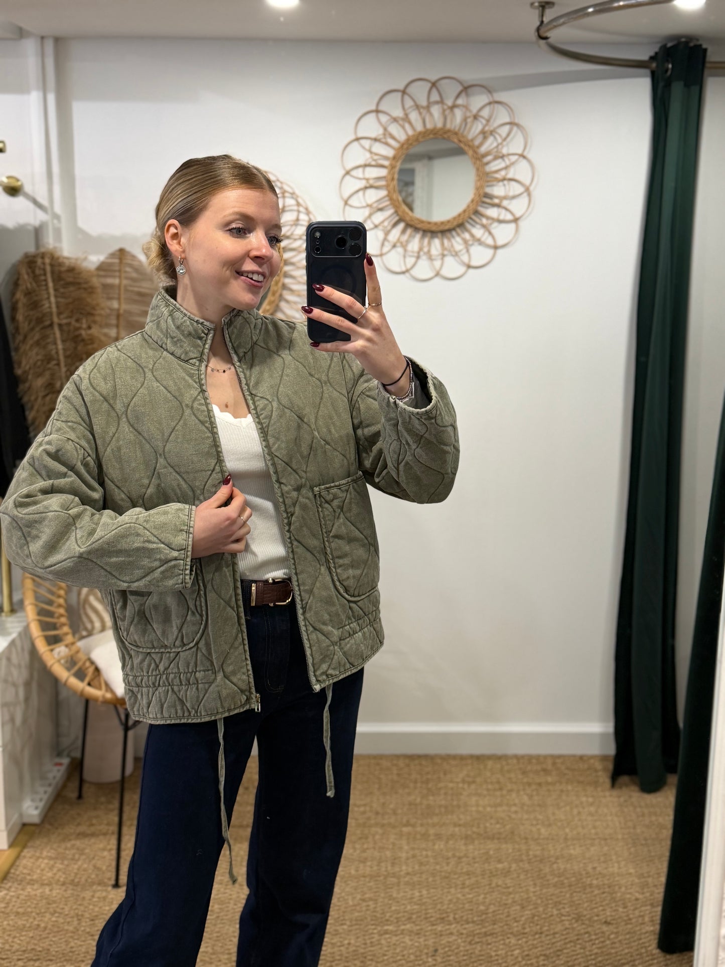 veste matelassé
