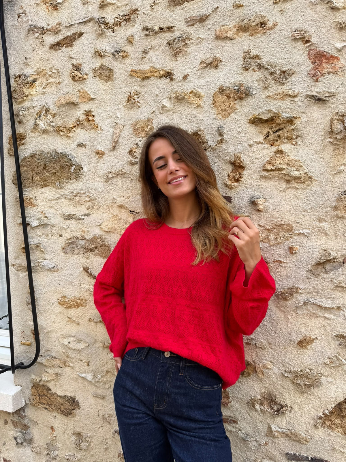 Pull rouge
