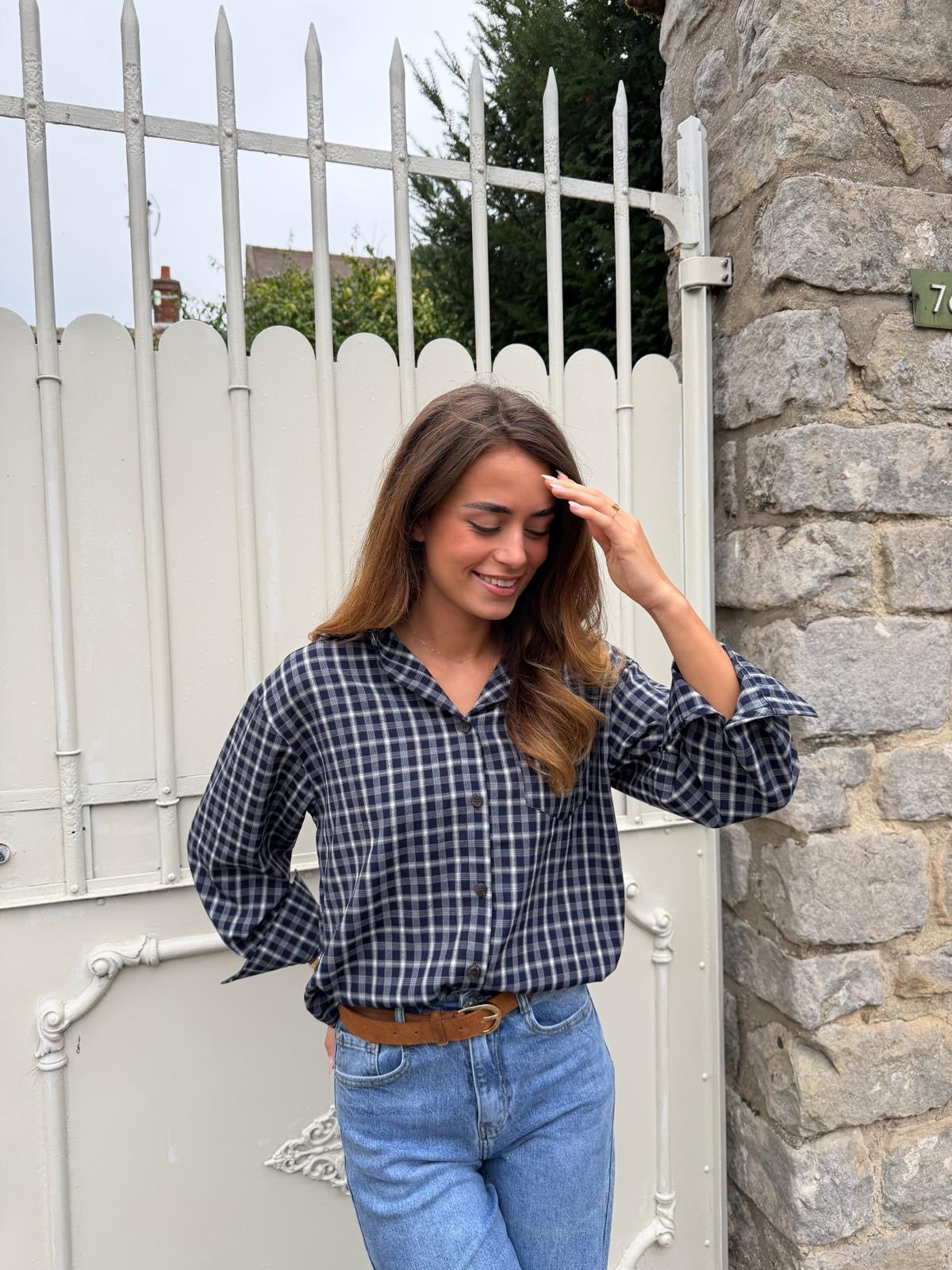 Chemise carreaux