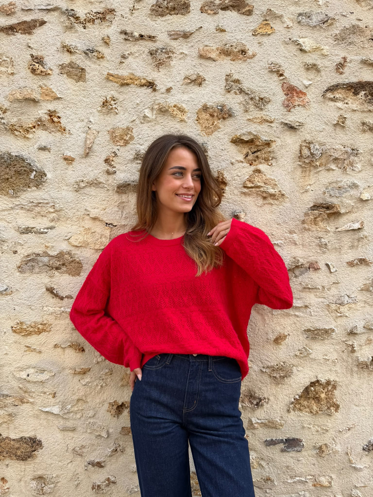 Pull rouge