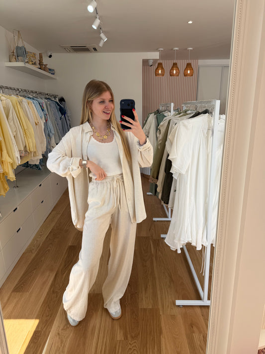 pantalon beige