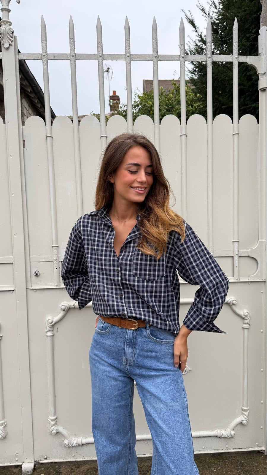Chemise carreaux