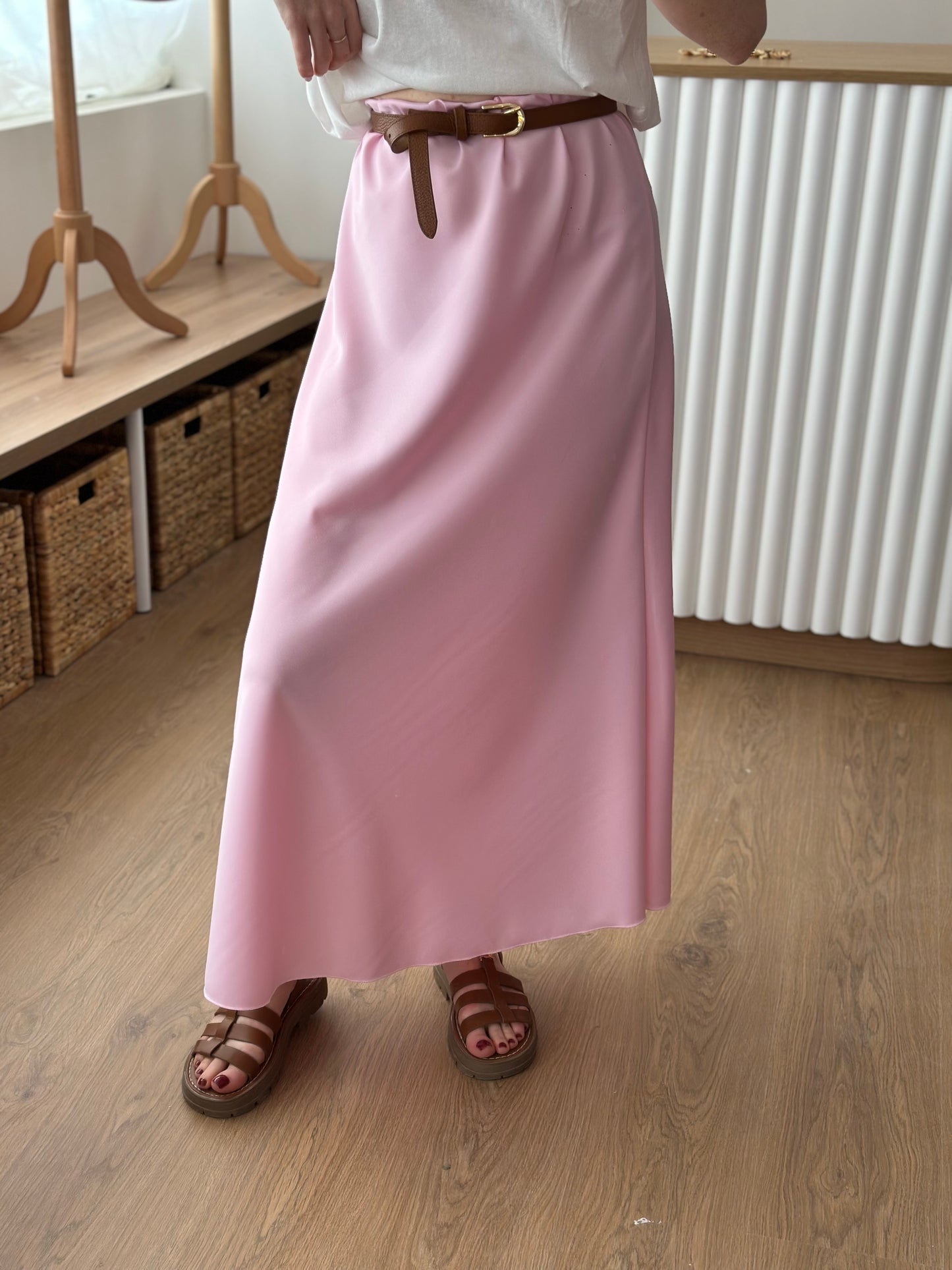 jupe satin