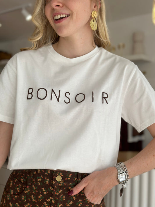 t-shirt BONSOIR