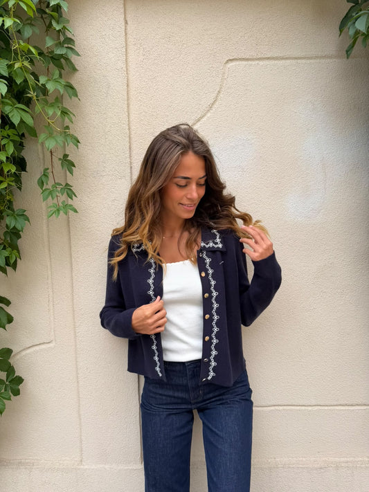 Gilet bleu